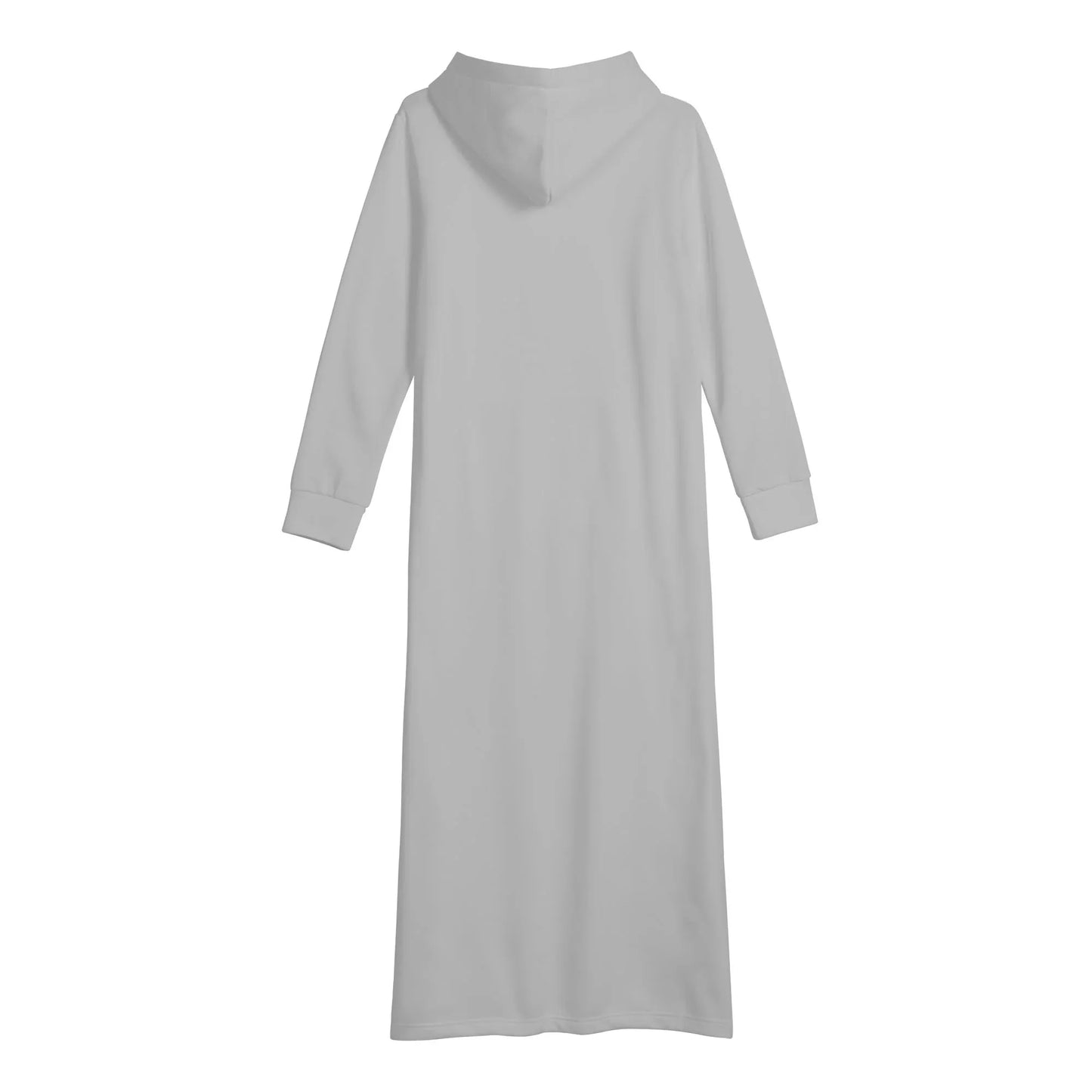 silbernes-bequemes-leichtes-hoodie-kleid-hoodiekleid-jlr-design-22243 - JLR Design