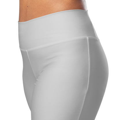 Silver High Waist Flare Leggings Flare Leggings 59.99 Flare, Leggings, silver JLR Design