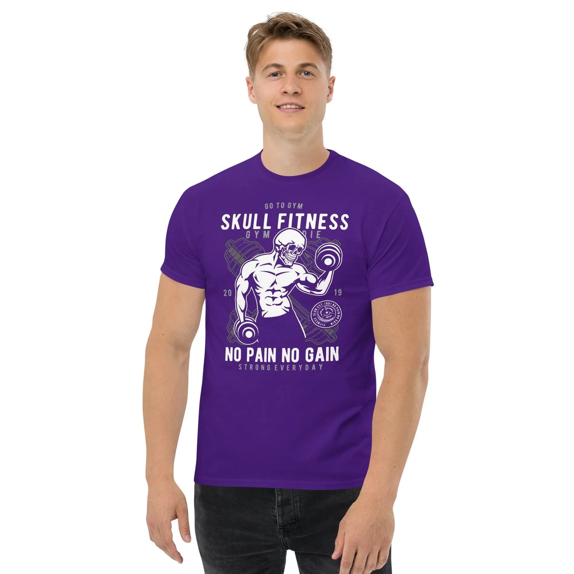 skull-fitness-herren-t-shirt-t-shirt-jlr-design-10 - JLR Design