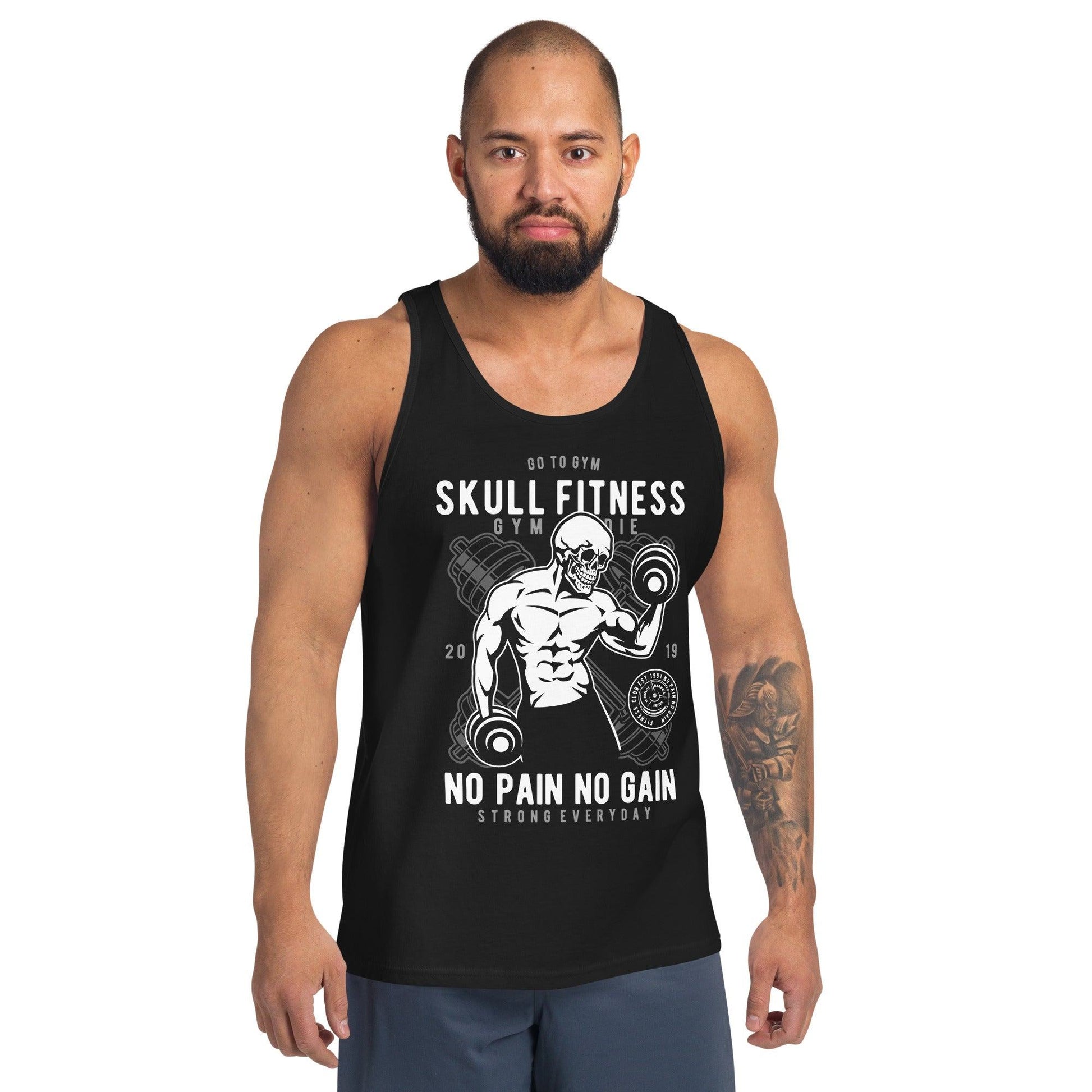 Skull Fitness Tank Top Tank Top 44.99 Fitness, Herren, Skull, Tank, Top JLR Design