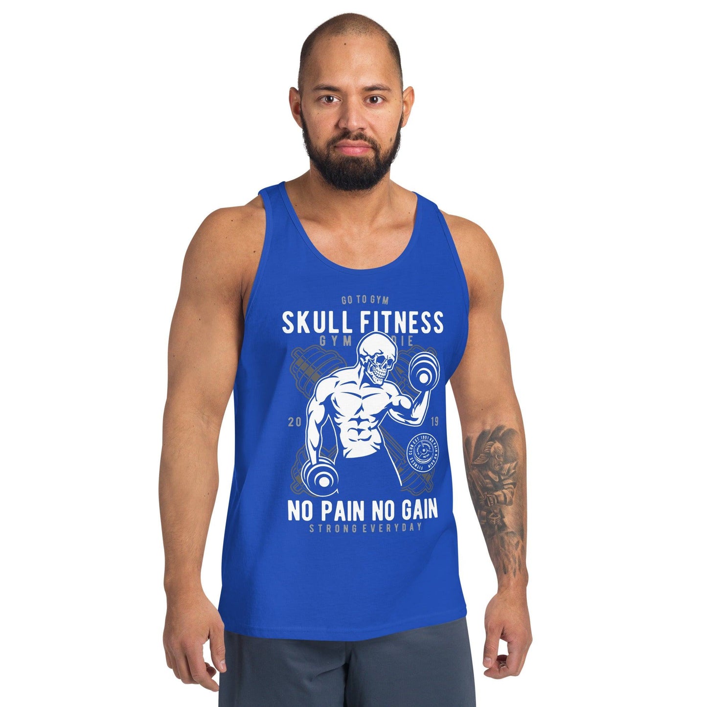 Skull Fitness Tank Top Tank Top 44.99 Fitness, Herren, Skull, Tank, Top JLR Design