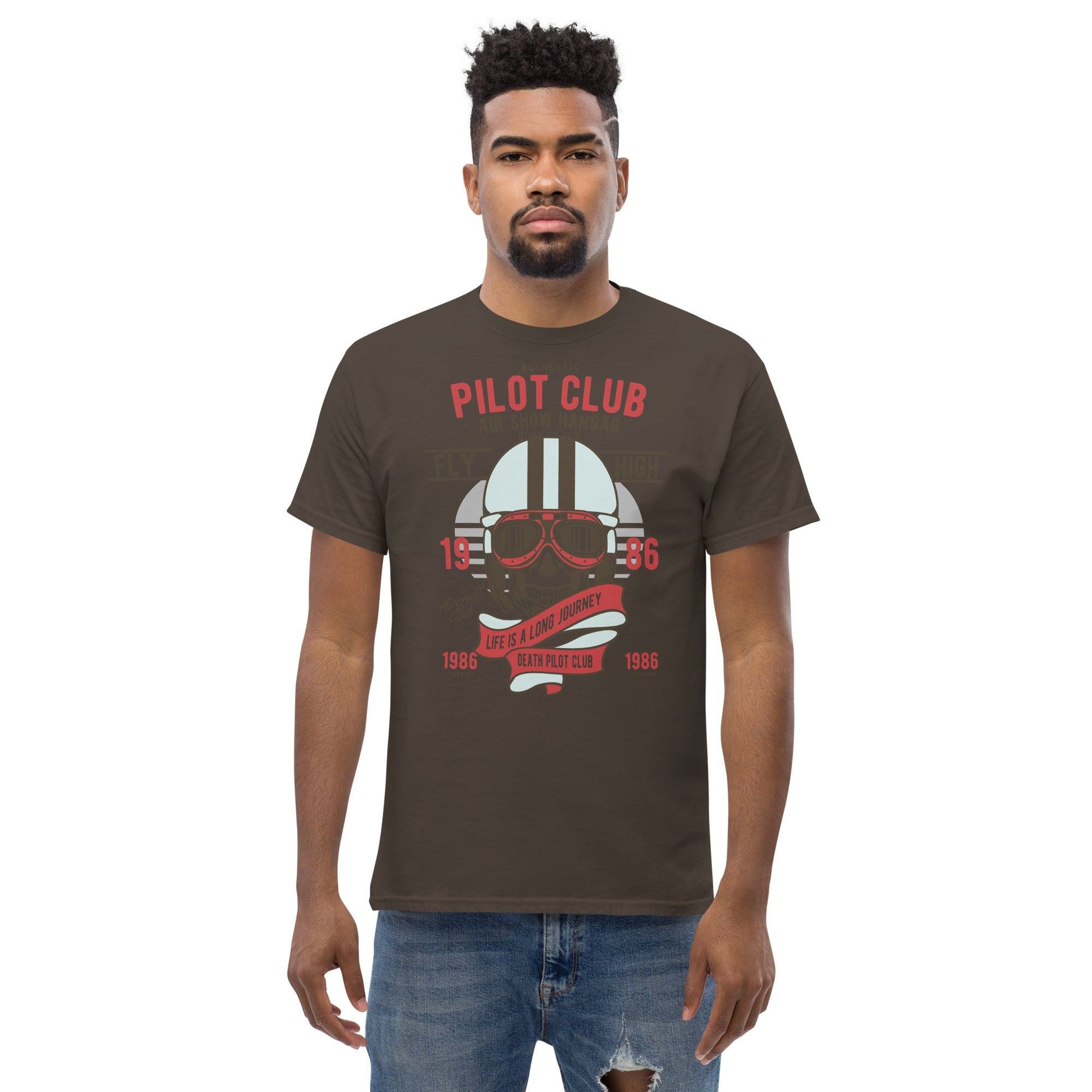 Skull Pilot Herren-T-Shirt T-Shirt 29.99 Herren, Pilot, Skull, T-Shirt JLR Design