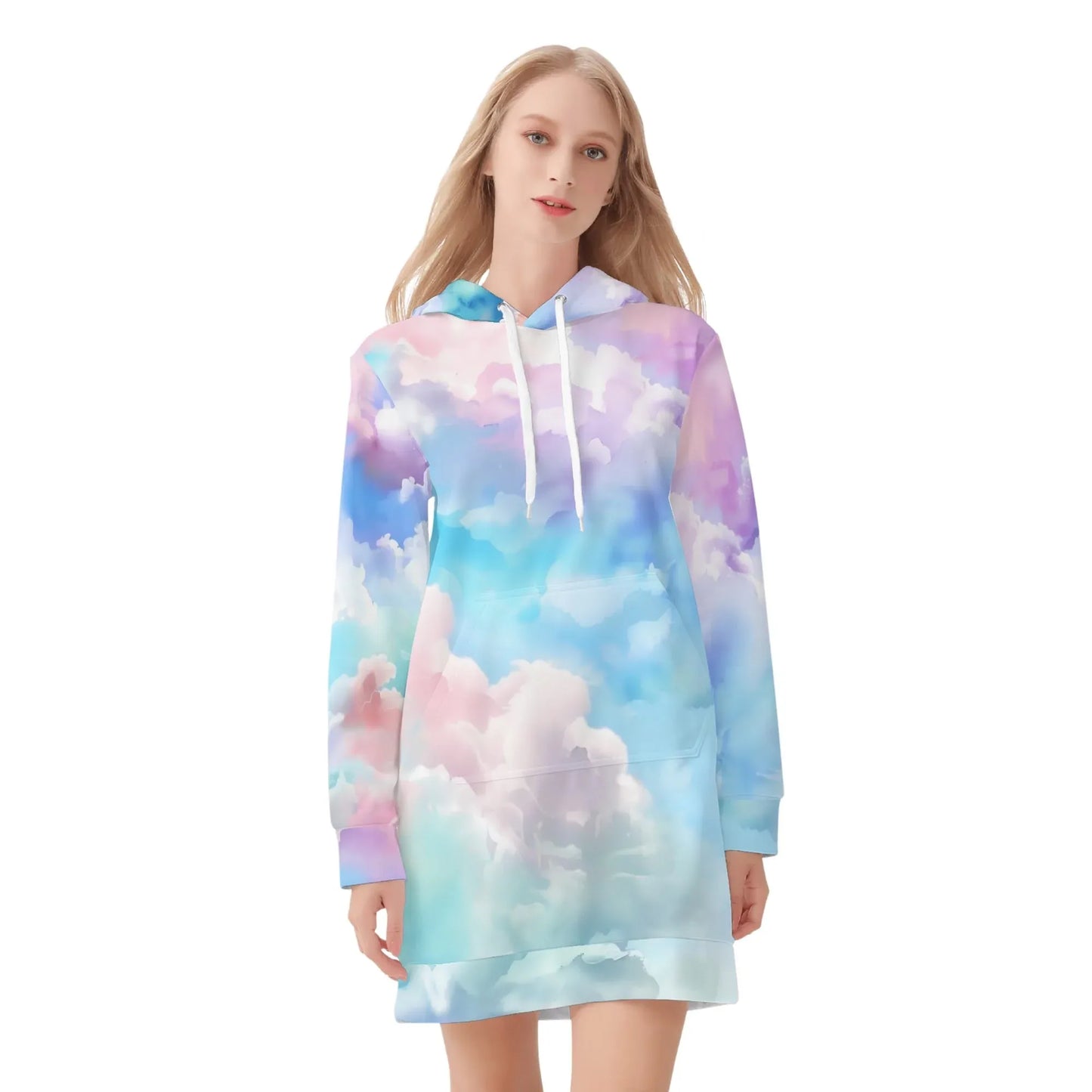 soft-clouds-velvet-hoodie-dress-hoodiekleid-jlr-design-22920 - JLR Design
