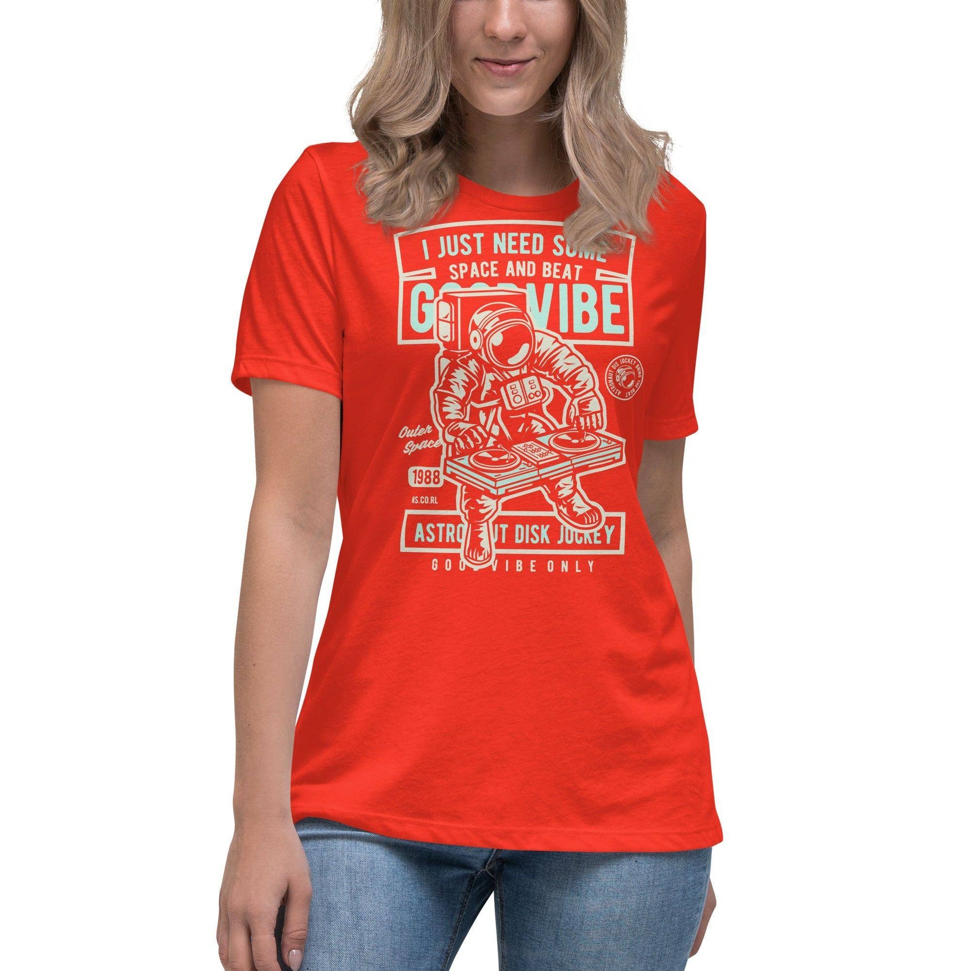 space-and-beat-damen-t-shirt-t-shirt-jlr-design-87701 - JLR Design