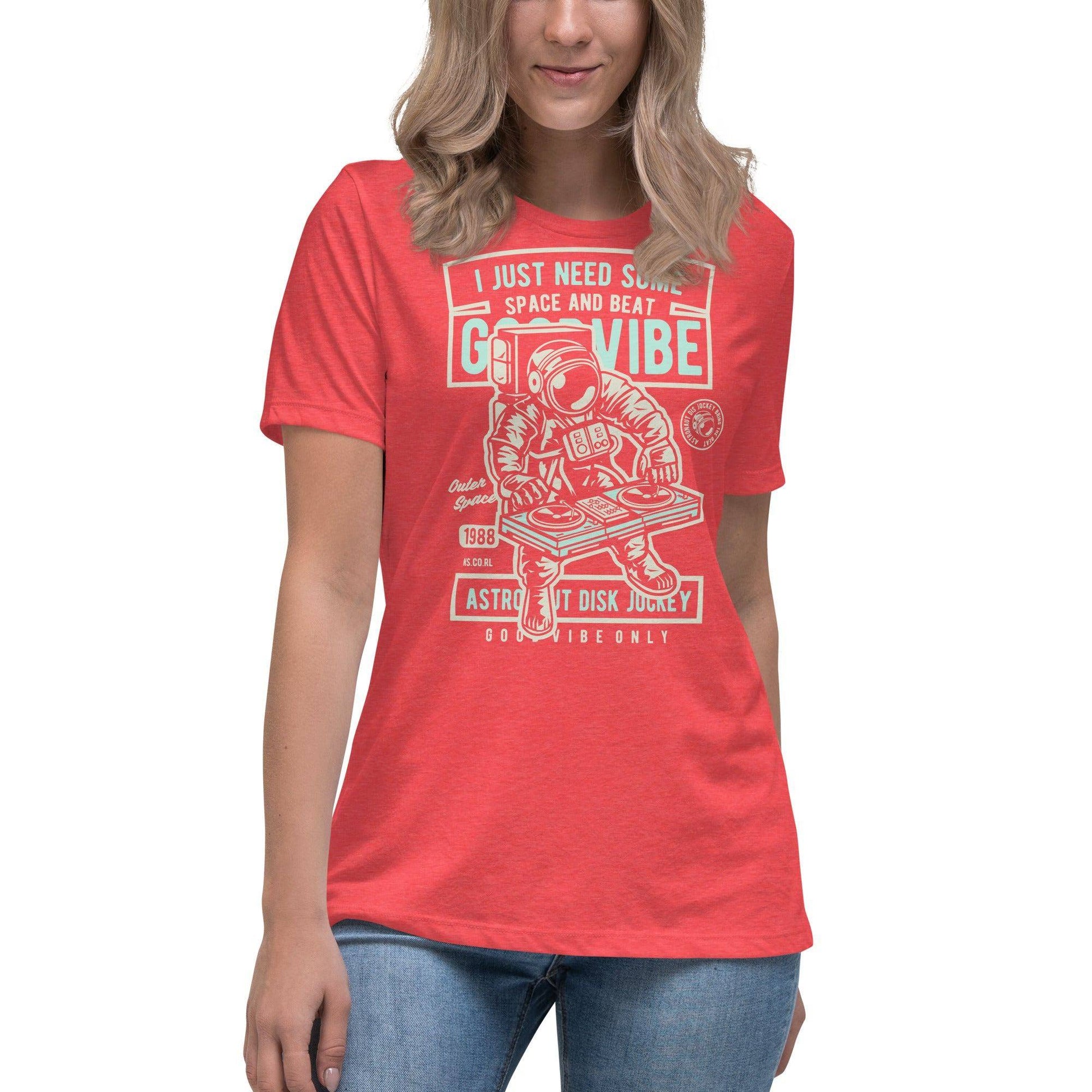 space-and-beat-damen-t-shirt-t-shirt-jlr-design-63852 - JLR Design