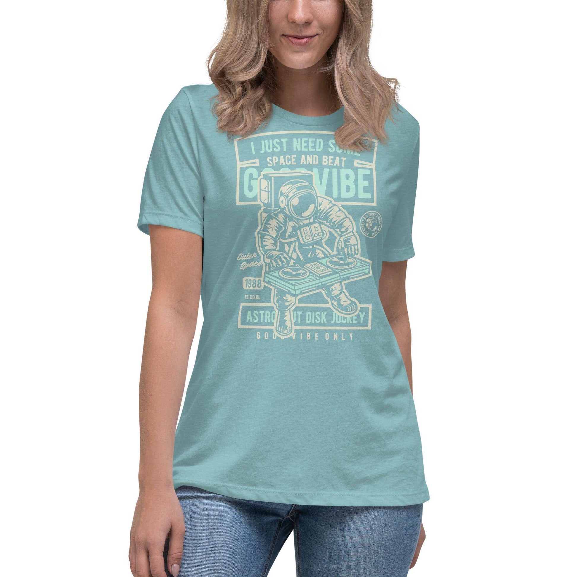 space-and-beat-damen-t-shirt-t-shirt-jlr-design-87332 - JLR Design