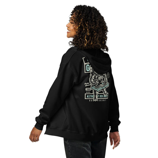 Space and Beat Zip Hoodie Hoodie 54.99 Beat, Hoodie, Space, Vibe JLR Design