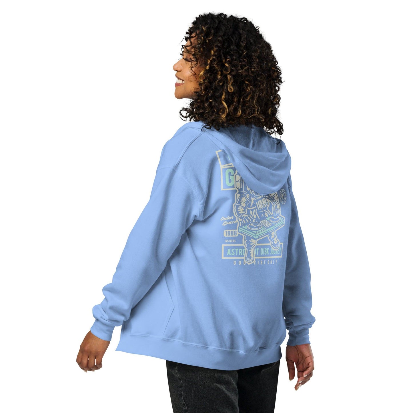 Space and Beat Zip Hoodie Hoodie 54.99 Beat, Hoodie, Space, Vibe JLR Design