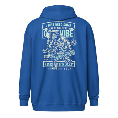 Space and Beat Zip Hoodie Hoodie 54.99 Beat, Hoodie, Space, Vibe JLR Design