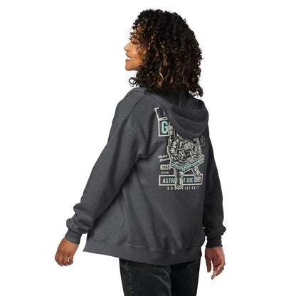 Space and Beat Zip Hoodie Hoodie 54.99 Beat, Hoodie, Space, Vibe JLR Design