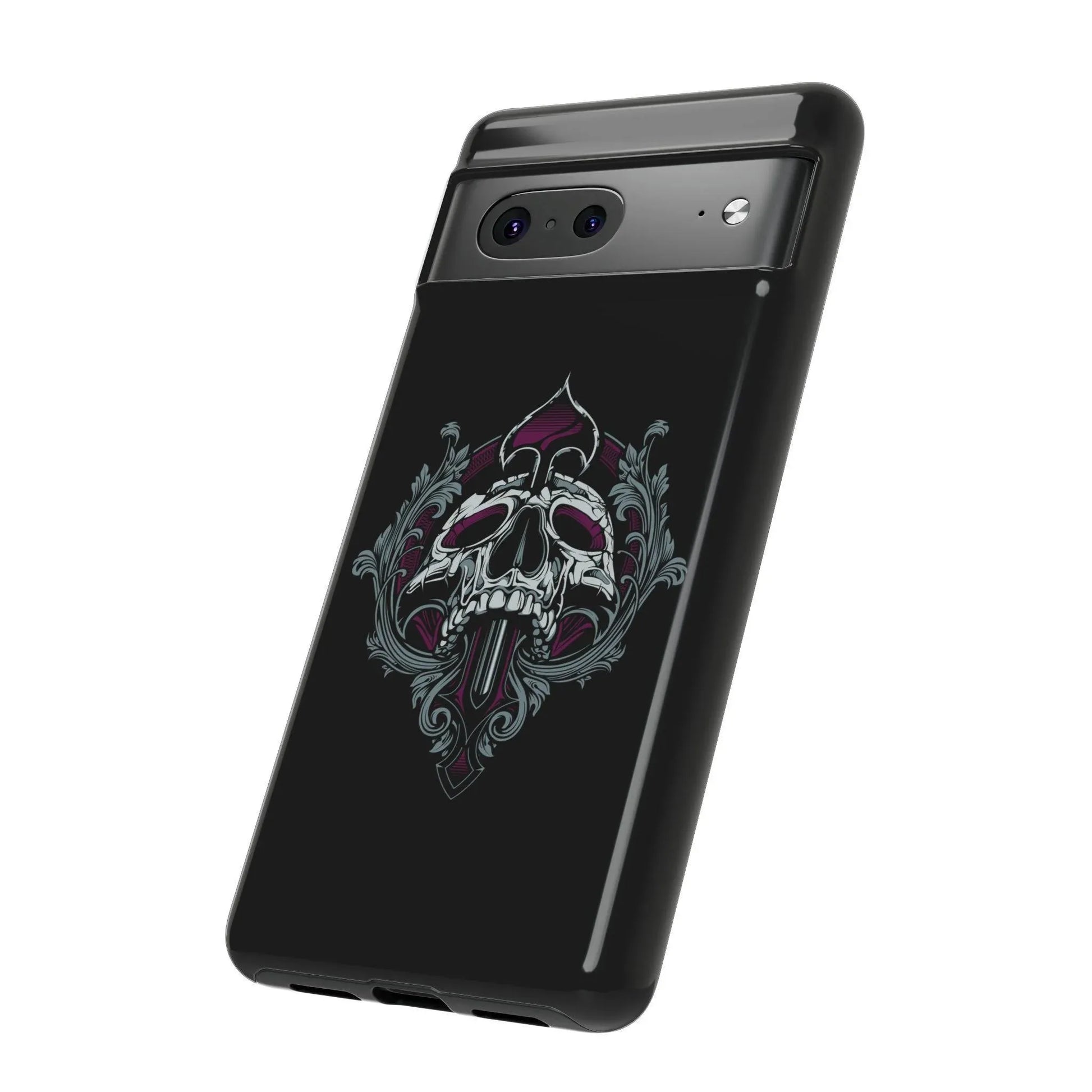 google-pixel-spade-skull-cover-phone-case-jlr-design-1 - JLR Design