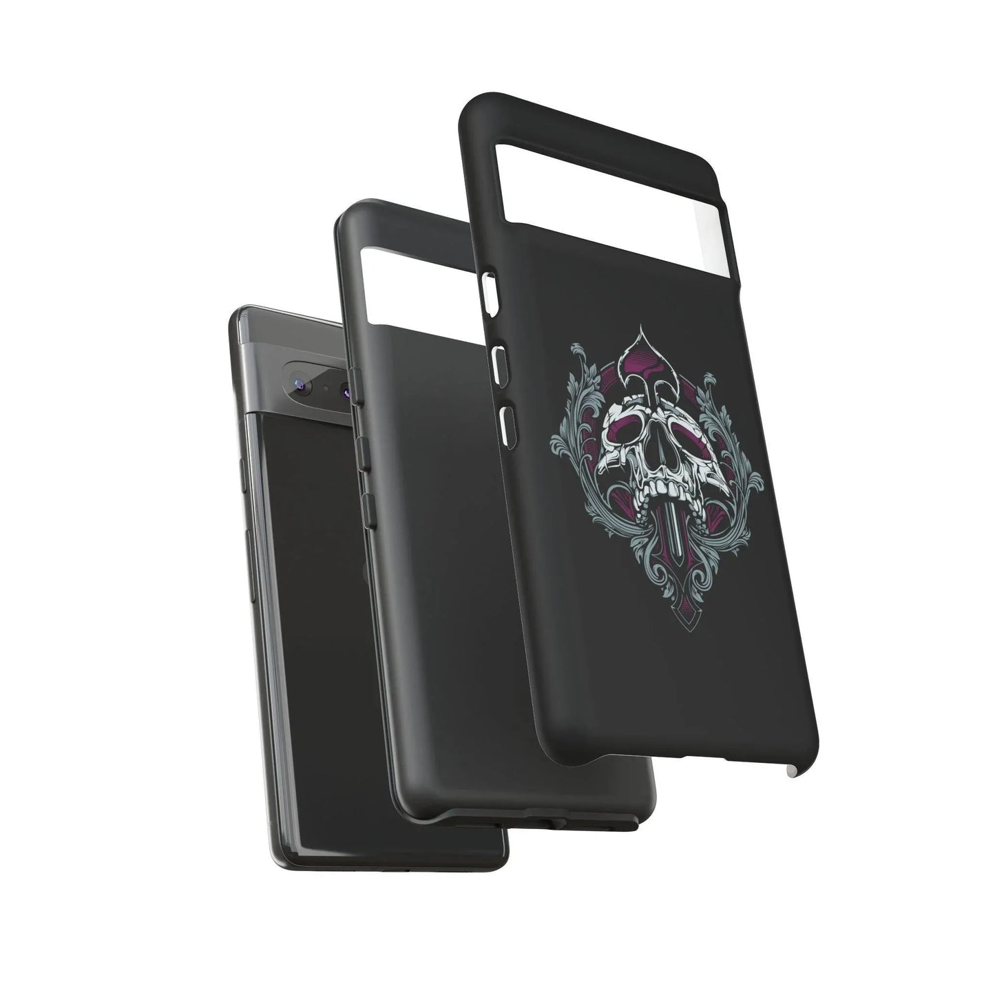 google-pixel-spade-skull-cover-phone-case-jlr-design-10 - JLR Design