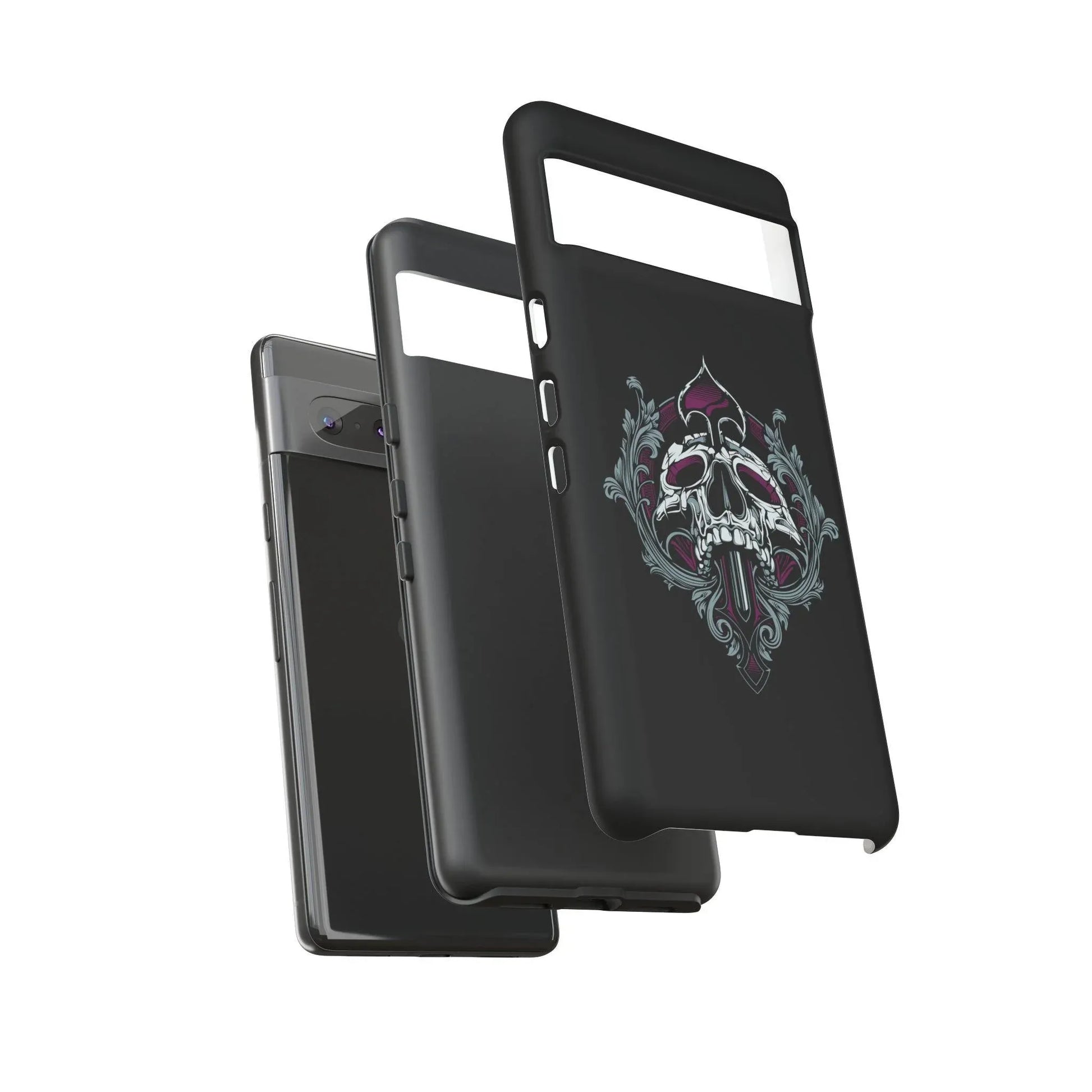 google-pixel-spade-skull-cover-phone-case-jlr-design-10 - JLR Design