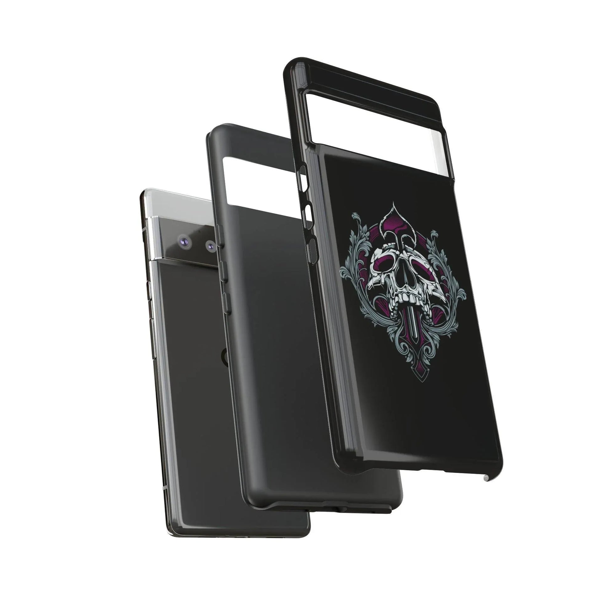 google-pixel-spade-skull-cover-phone-case-jlr-design-13 - JLR Design