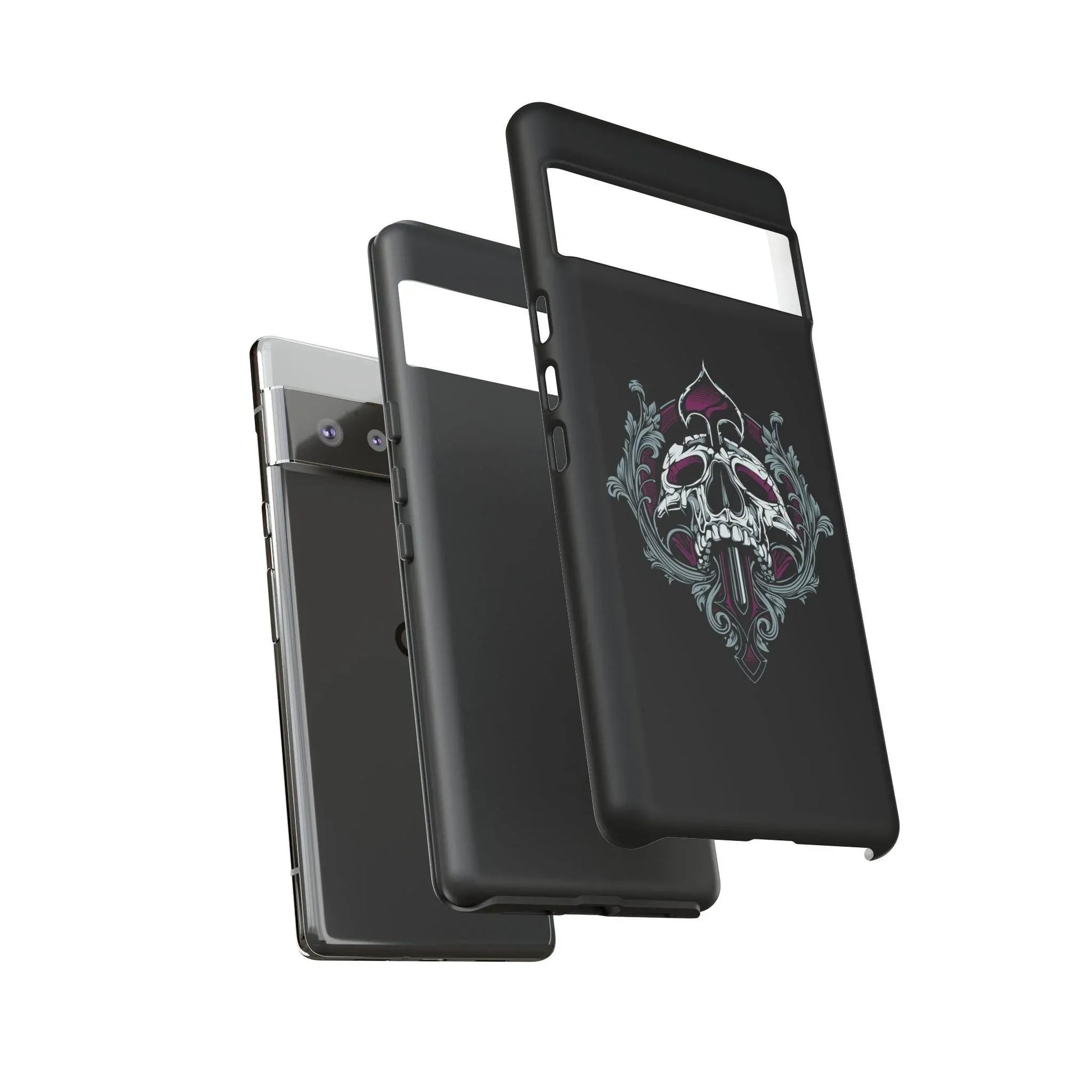 google-pixel-spade-skull-cover-phone-case-jlr-design-16 - JLR Design