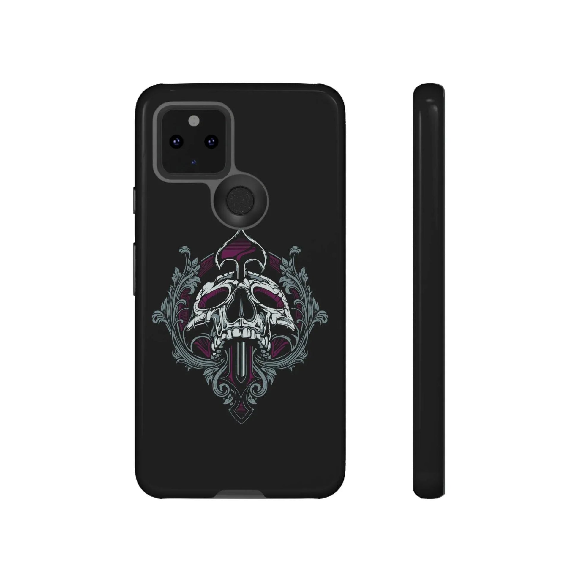 google-pixel-spade-skull-cover-phone-case-jlr-design-99158 - JLR Design