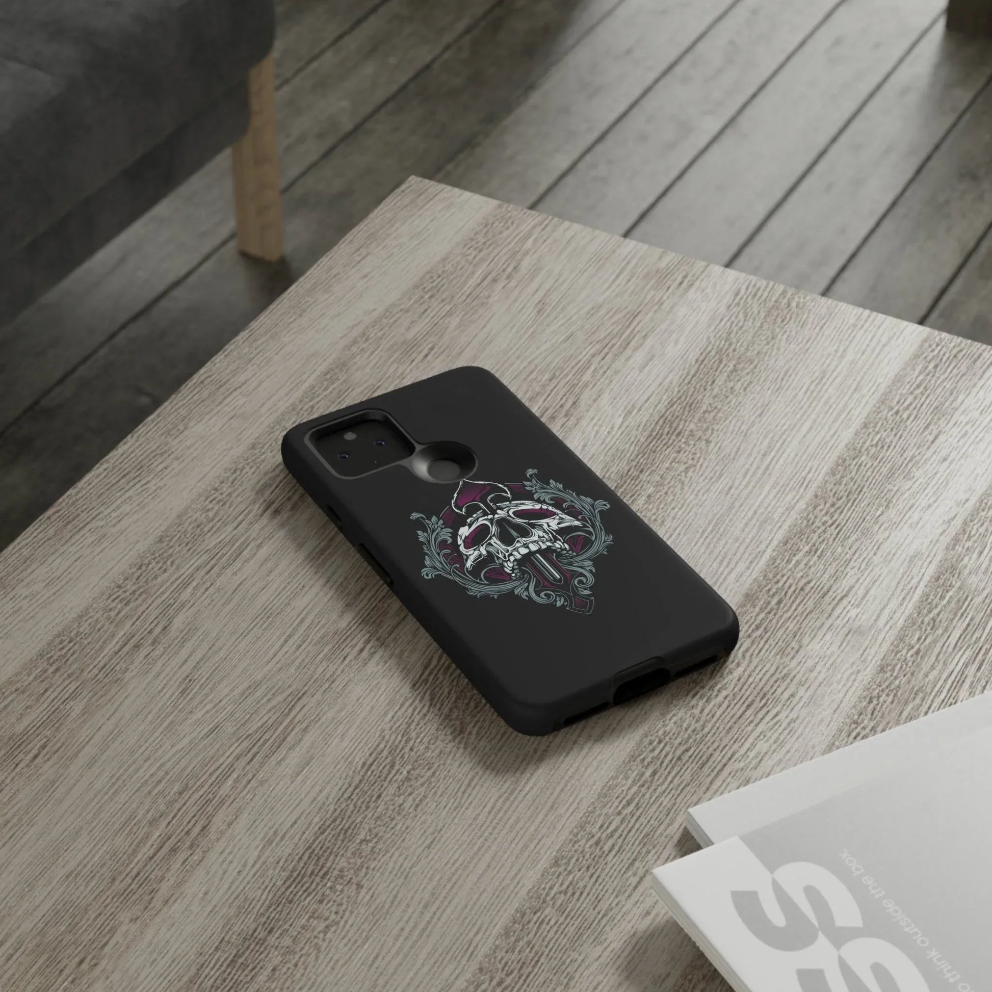 google-pixel-spade-skull-cover-phone-case-jlr-design-67792 - JLR Design