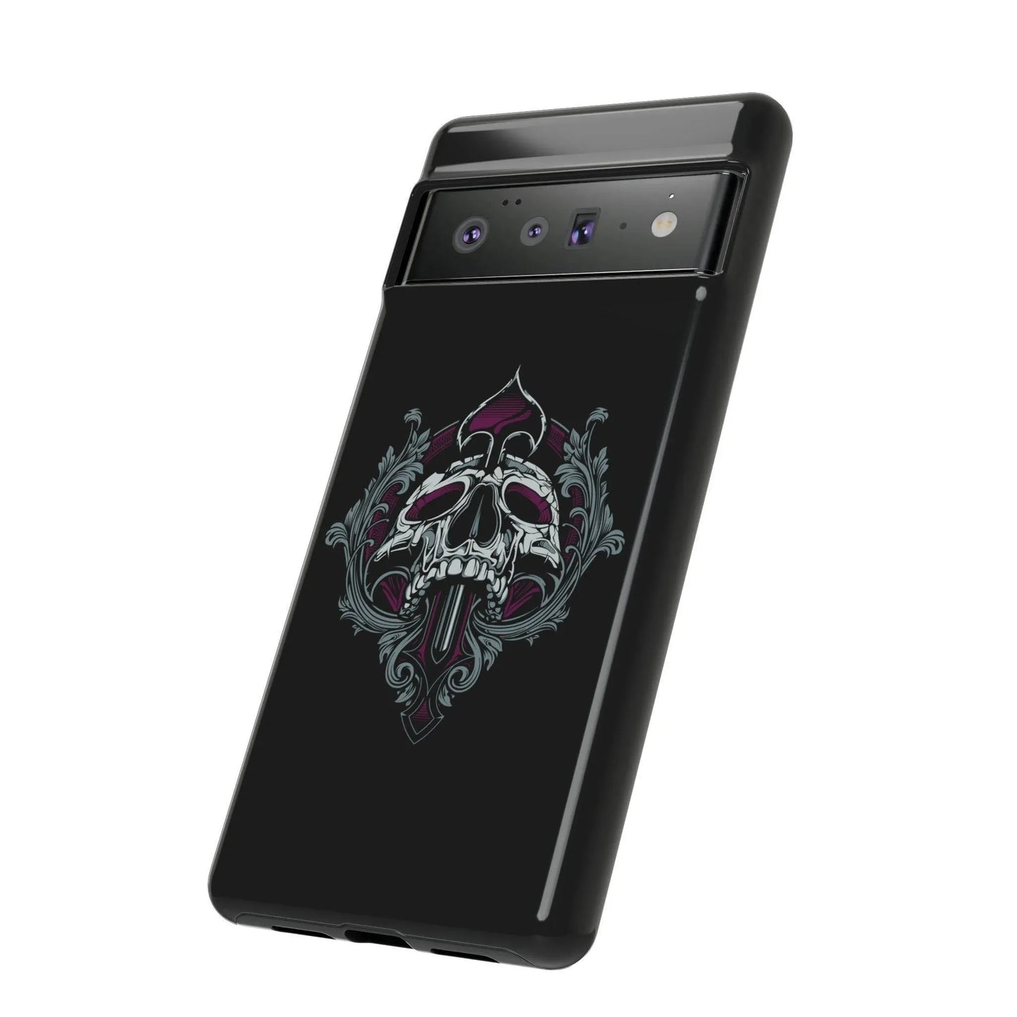 google-pixel-spade-skull-cover-phone-case-jlr-design-3 - JLR Design