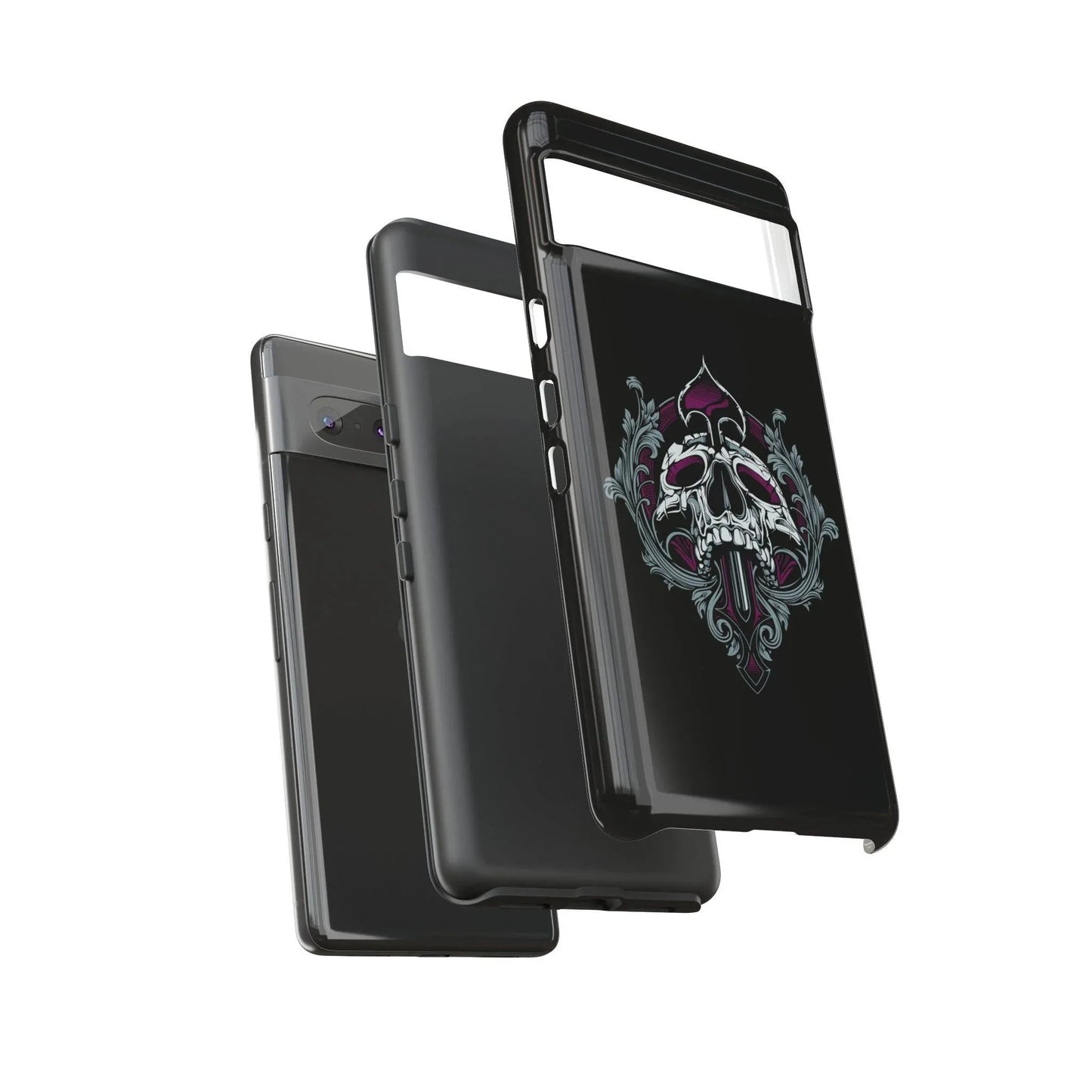 google-pixel-spade-skull-cover-phone-case-jlr-design-7 - JLR Design