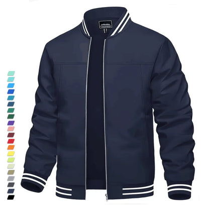 Sportliche Baseball Jacke für alle Gelegenheiten Bomberjacke JLR Design