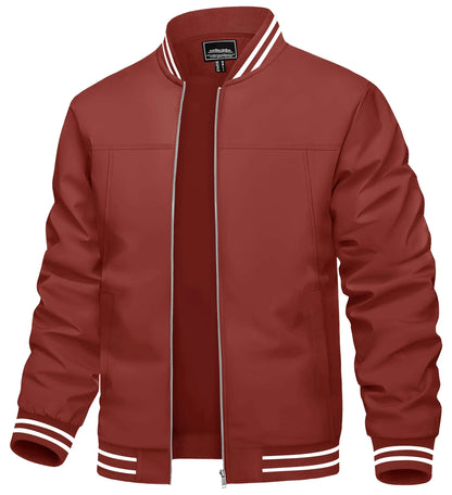 Sportliche Baseball Jacke für alle Gelegenheiten Bomberjacke JLR Design