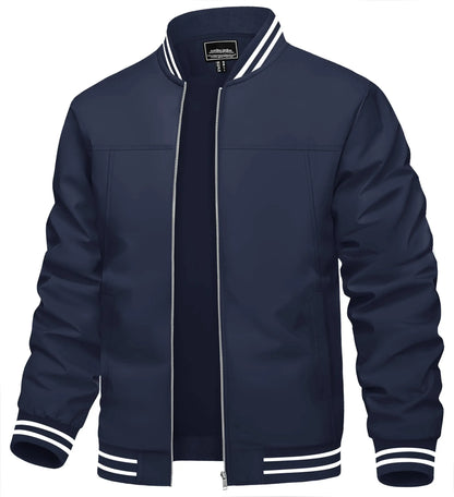 Sportliche Baseball Jacke für alle Gelegenheiten Bomberjacke JLR Design
