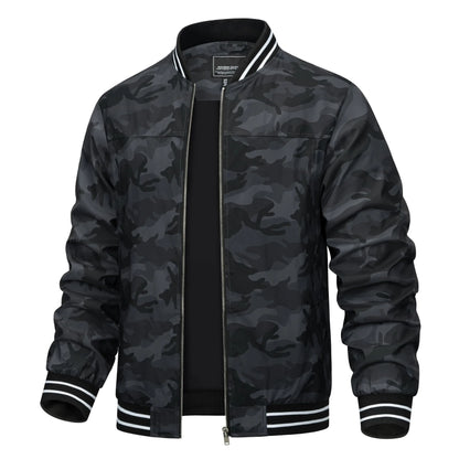 Sportliche Baseball Jacke für alle Gelegenheiten Bomberjacke JLR Design