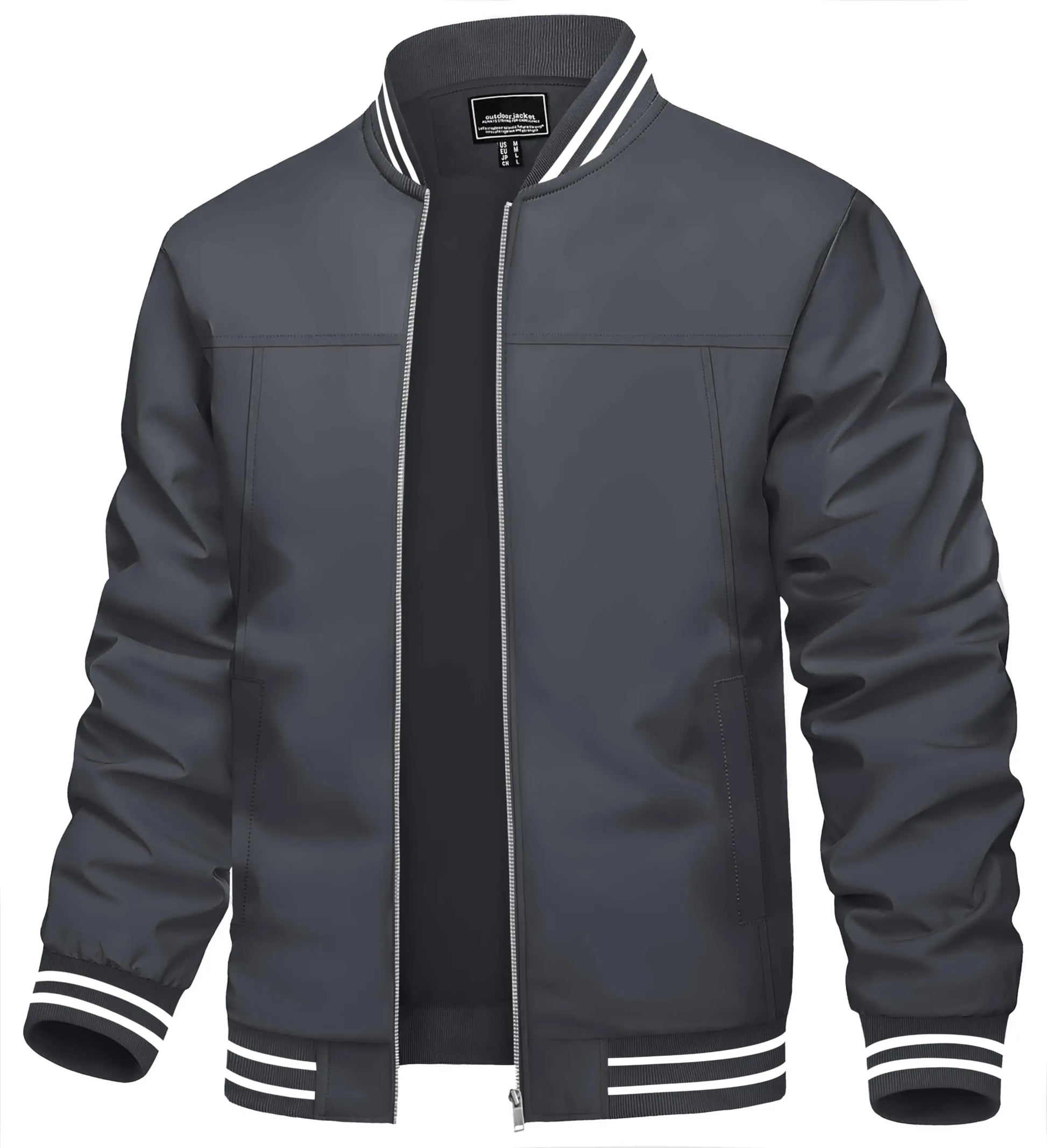 Sportliche Baseball Jacke für alle Gelegenheiten Bomberjacke JLR Design