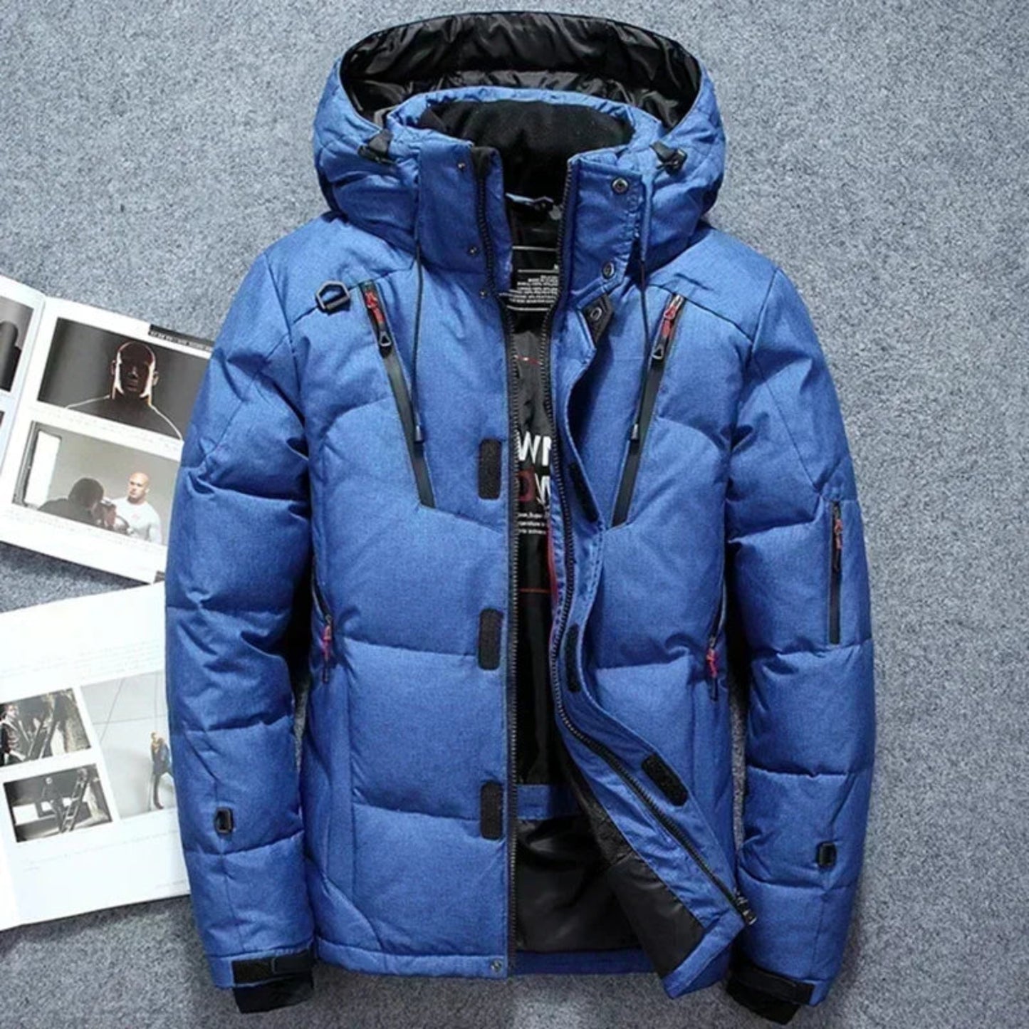 Sportliche gefütterte Herrenjacke für Outdoor-Abenteuer Jacke JLR Design