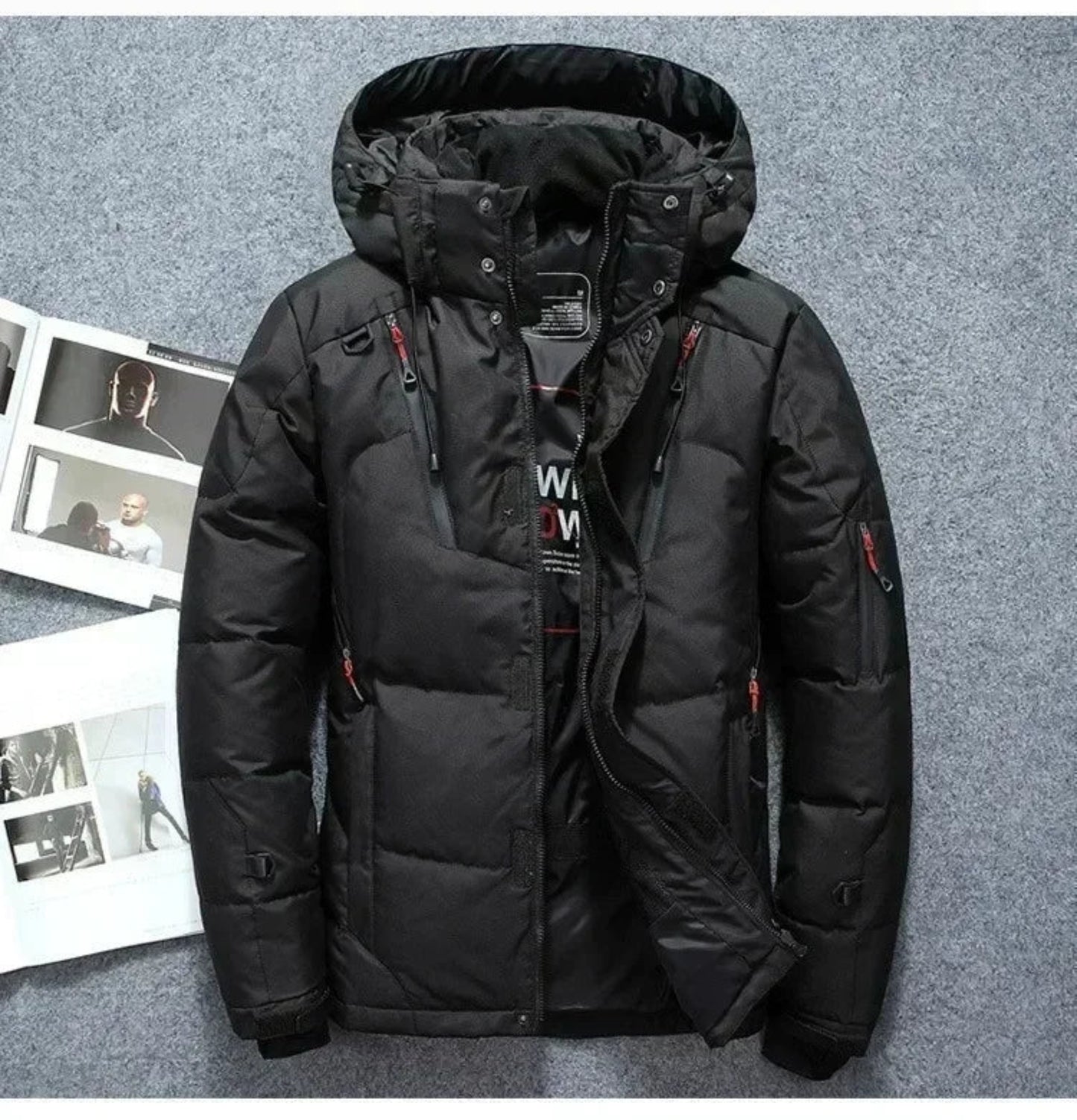 Sportliche gefütterte Herrenjacke für Outdoor-Abenteuer Jacke JLR Design