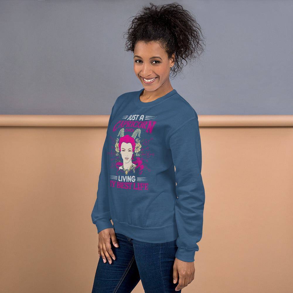 Sternzeichen Capricorn Chick Unisex Pullover Pullover JLR Design