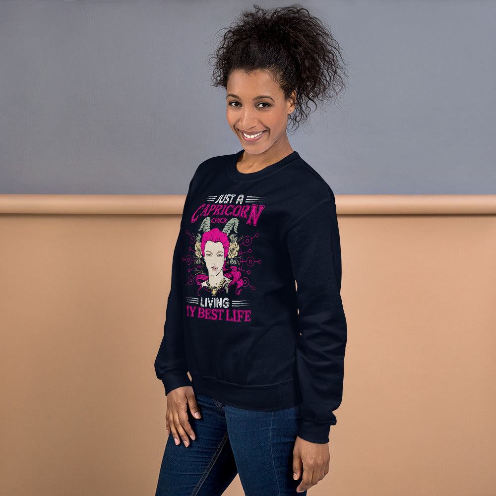 Sternzeichen Capricorn Chick Unisex Pullover Pullover 42.99 Capricorn, Sternzeichen JLR Design