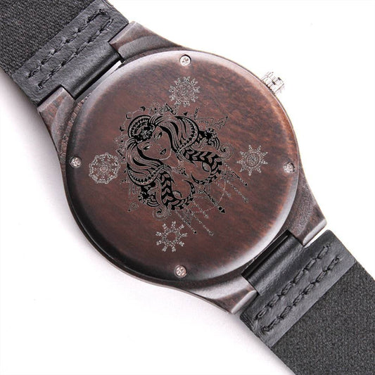 Sternzeichen Jungfrau Holz Armbanduhr Watches 69.99 Armbanduhr, Holz, Holzarmbanduhr, Jungfrau, PB24-WOOD, PT-1749, Sternzeichen, TNM-2, USER-219738, W30042, W30043B JLR Design