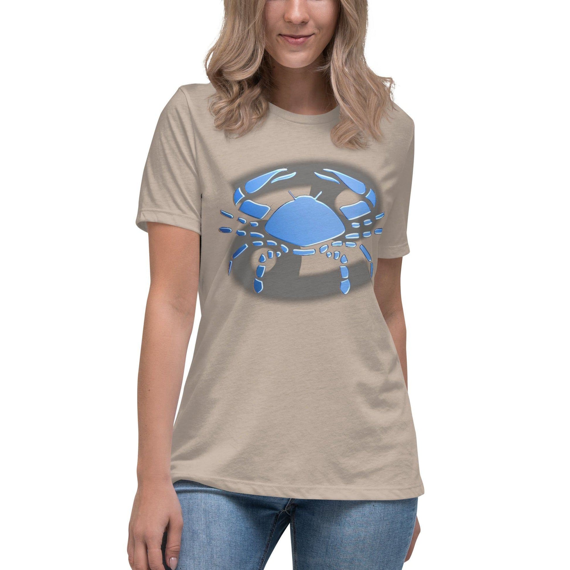 Sternzeichen Krebs Damen-T-Shirt T-Shirt JLR Design