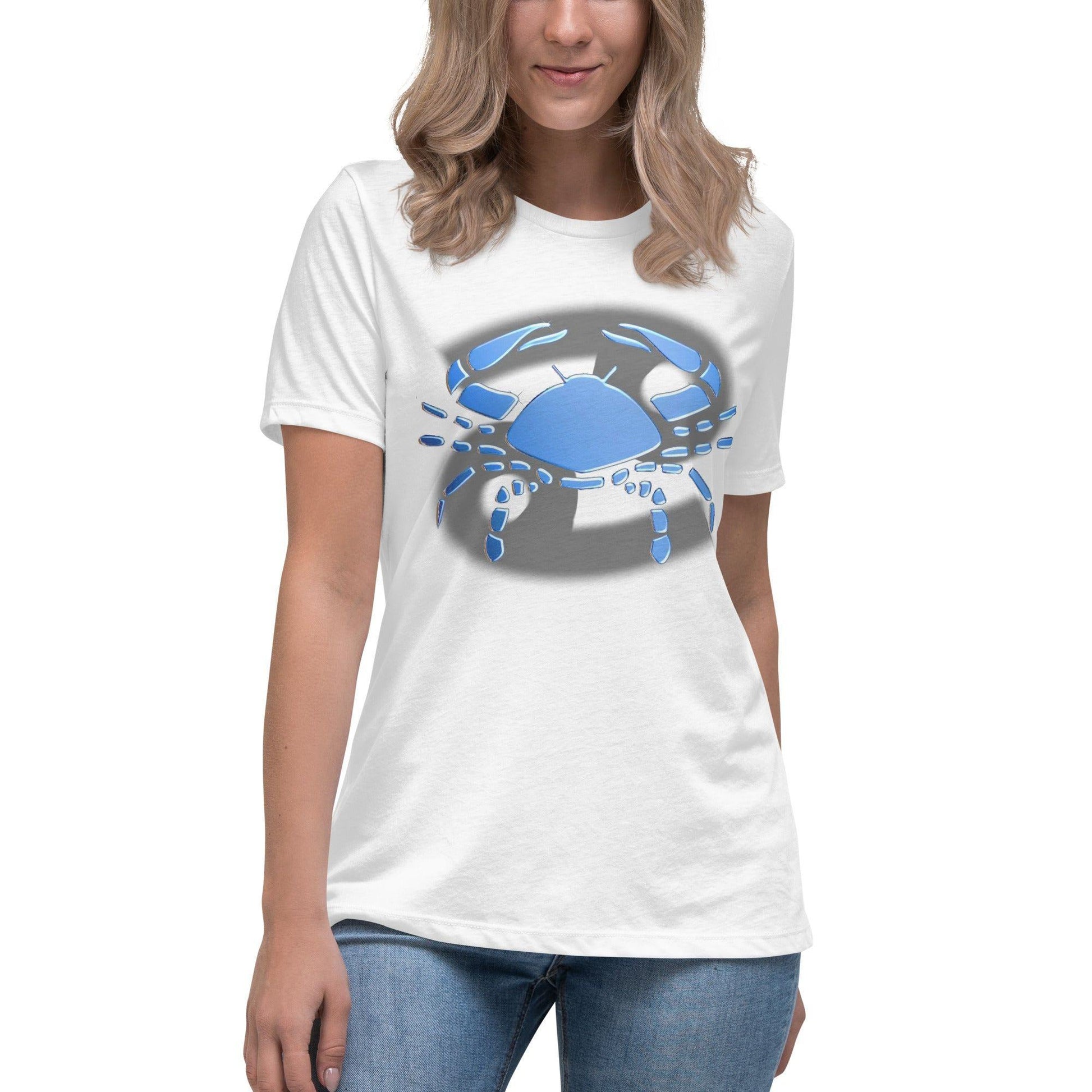 Sternzeichen Krebs Damen-T-Shirt T-Shirt JLR Design