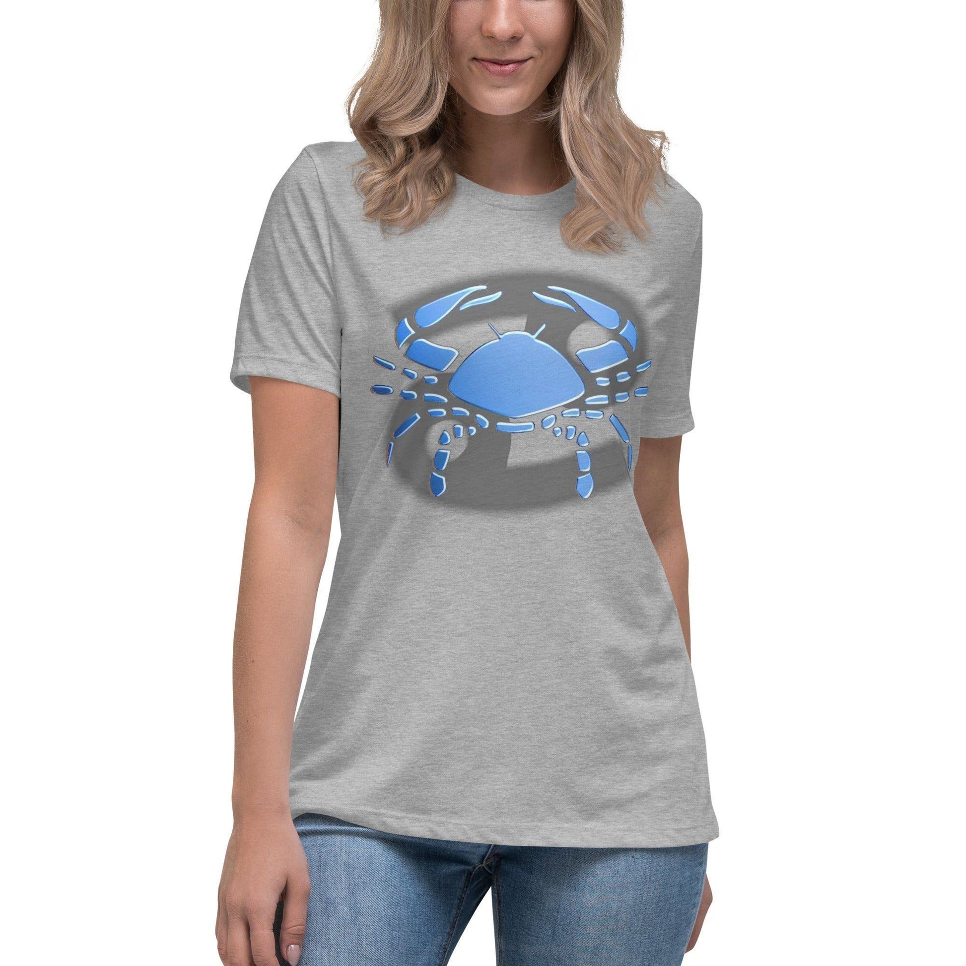 Sternzeichen Krebs Damen-T-Shirt T-Shirt JLR Design