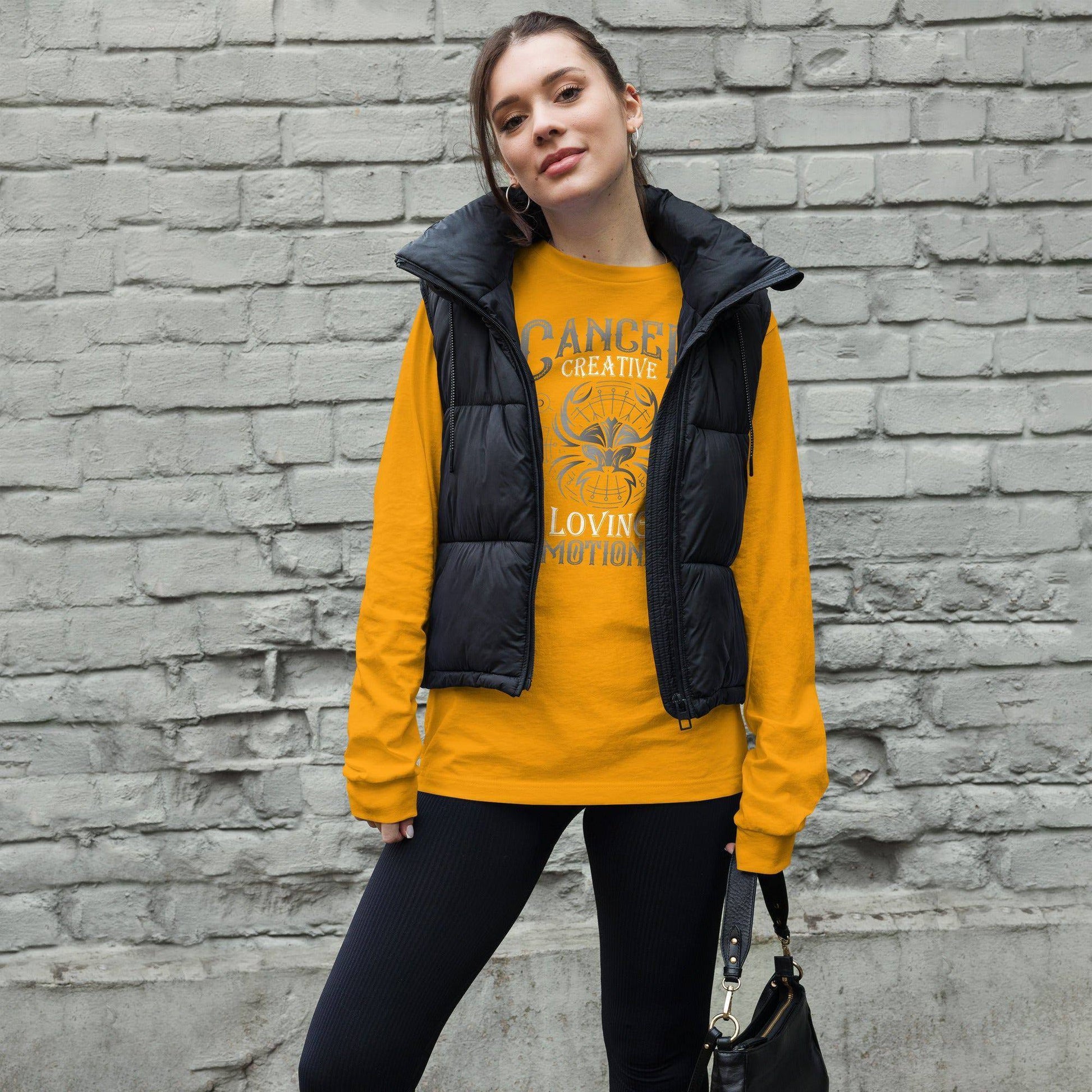 Sternzeichen Krebs Langarmshirt Langarmshirt JLR Design