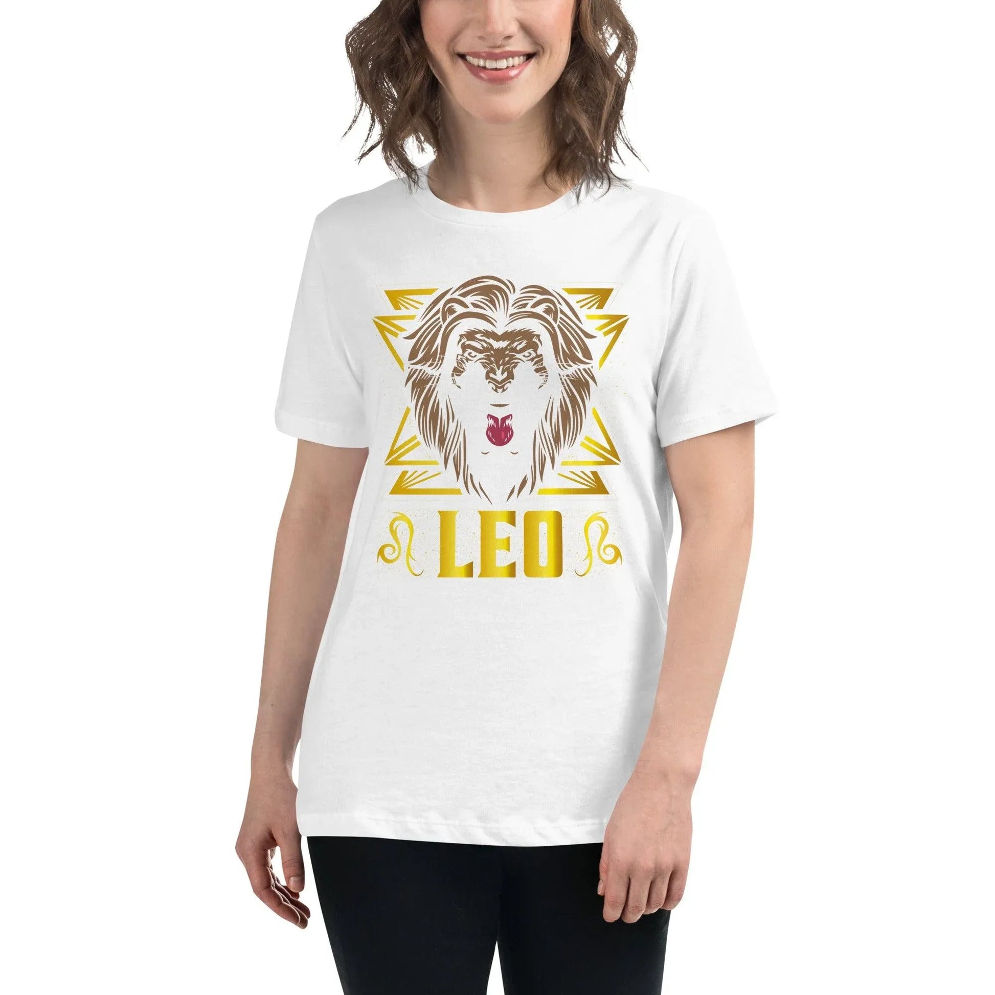 sternzeichen-lowe-damen-t-shirt-t-shirt-jlr-design-94209 - JLR Design