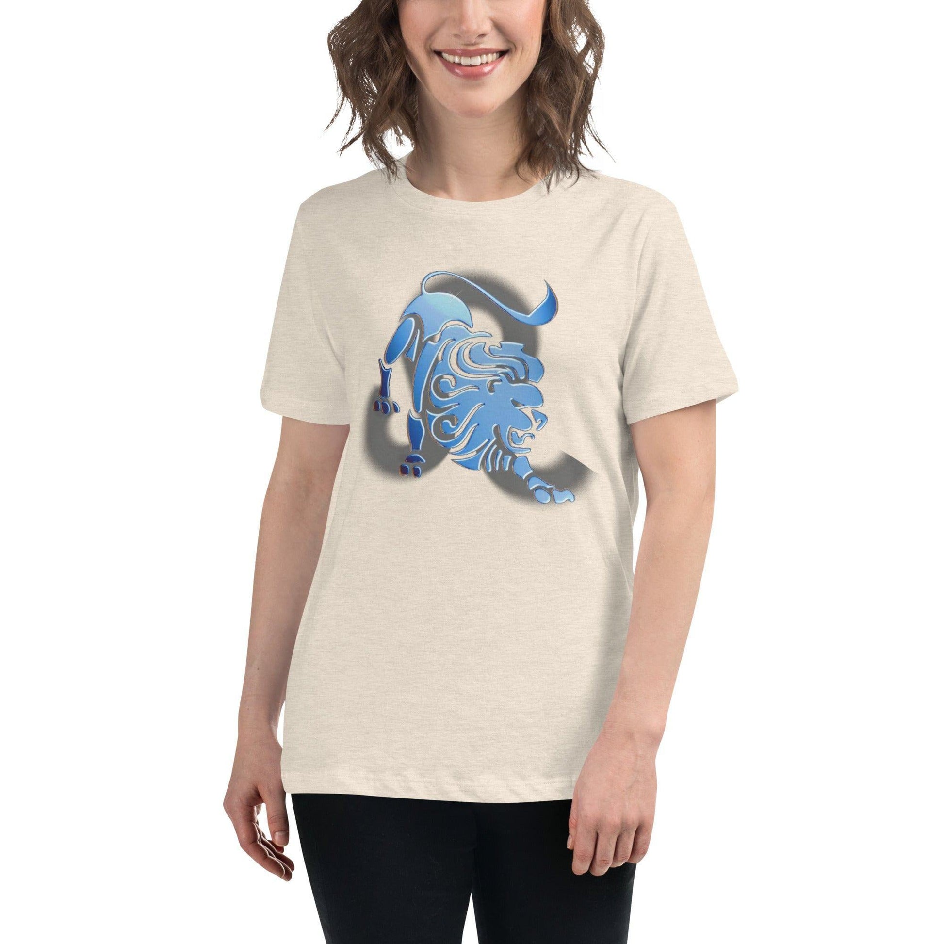 Sternzeichen Löwe Damen-T-Shirt T-Shirt JLR Design