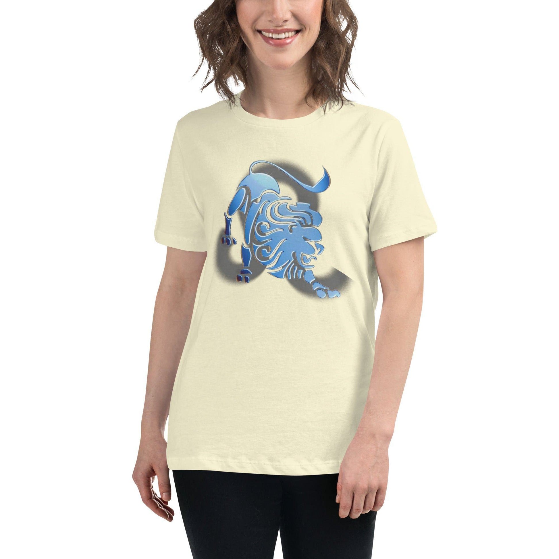 Sternzeichen Löwe Damen-T-Shirt T-Shirt JLR Design