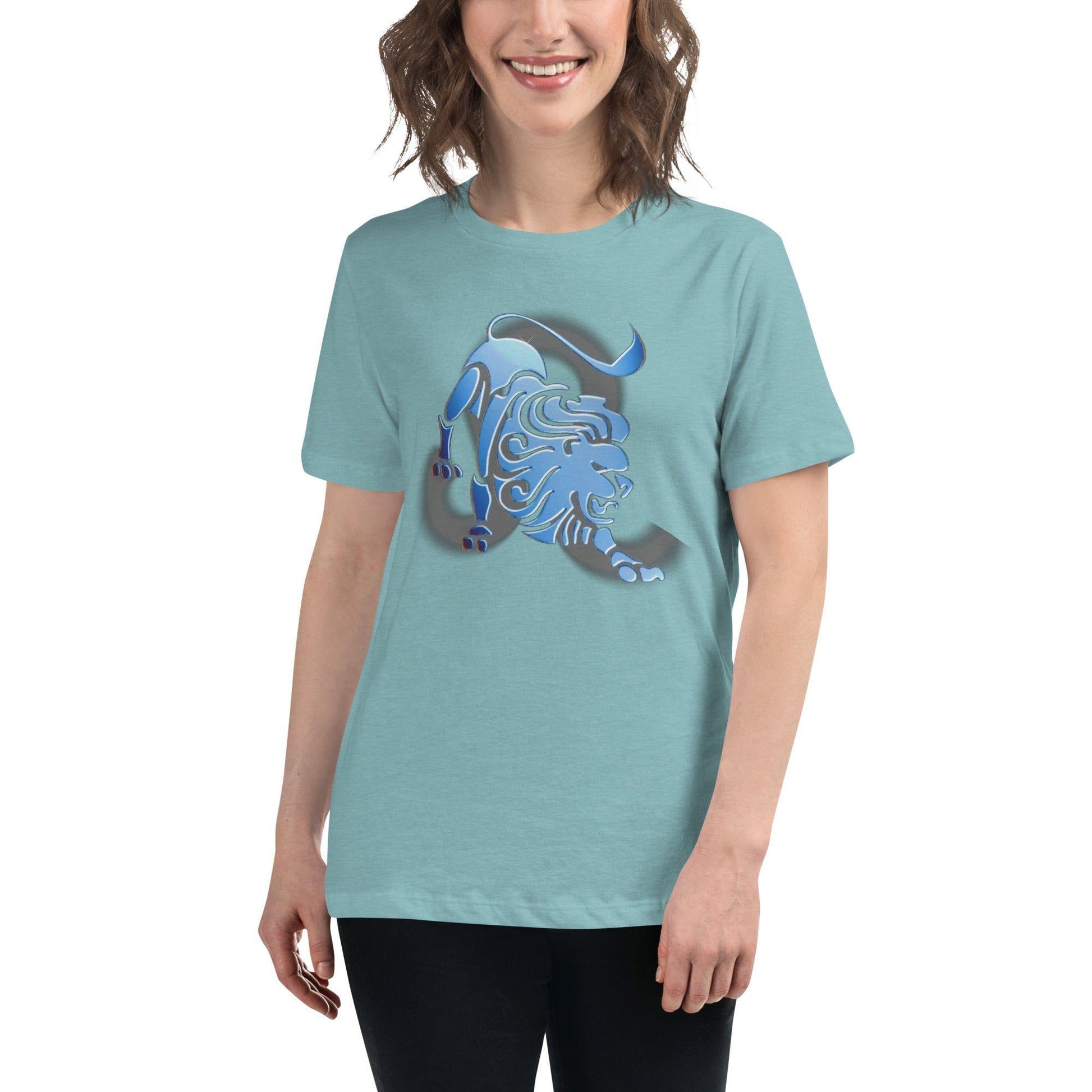 Sternzeichen Löwe Damen-T-Shirt T-Shirt JLR Design