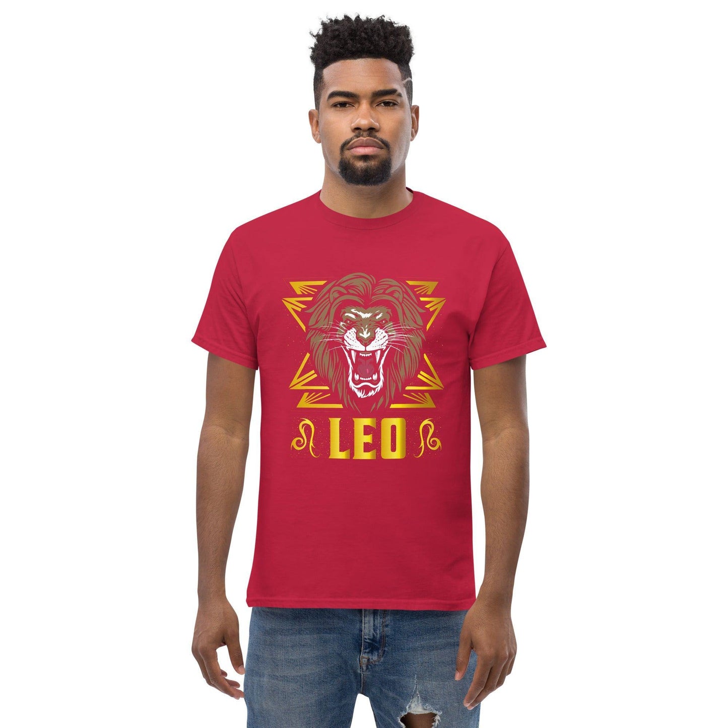 Sternzeichen Löwe Herren-T-Shirt T-Shirt 34.99 Herren, Löwe, Sternzeichen, T-Shirt JLR Design