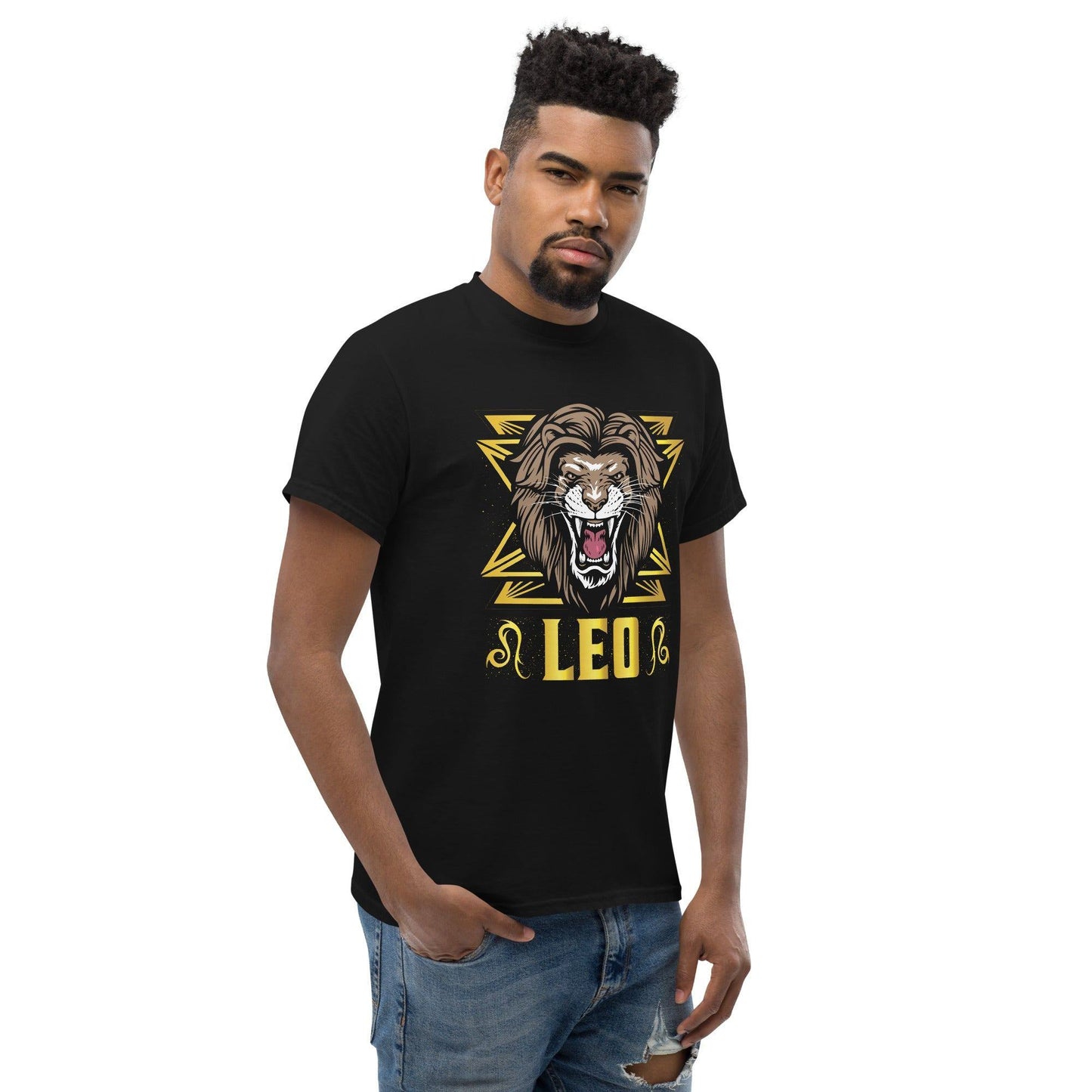 Sternzeichen Löwe Herren-T-Shirt T-Shirt 34.99 Herren, Löwe, Sternzeichen, T-Shirt JLR Design