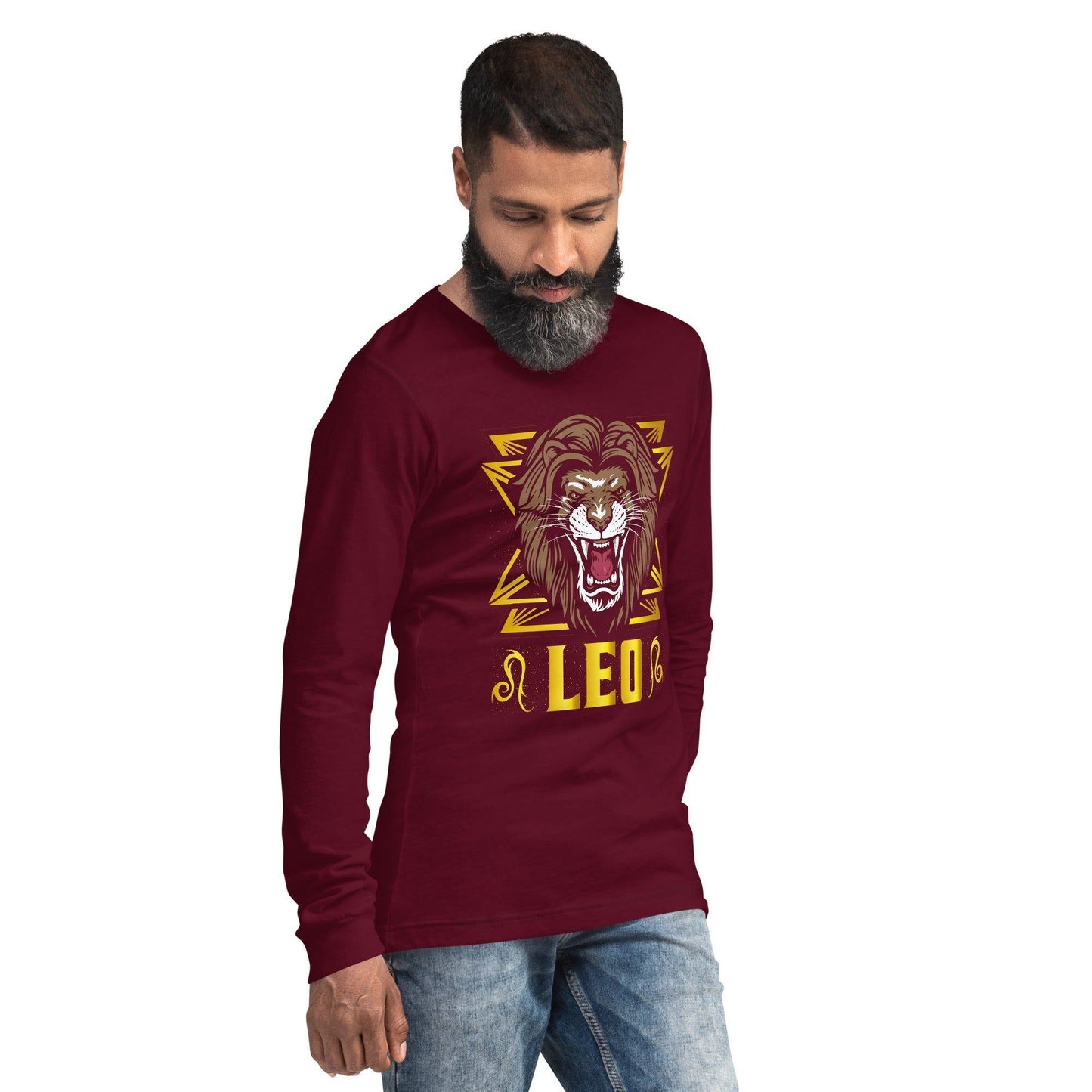 Sternzeichen Löwe Langarmshirt Langarmshirt 46.99 Langarmshirt, Löwe, Sternzeichen JLR Design