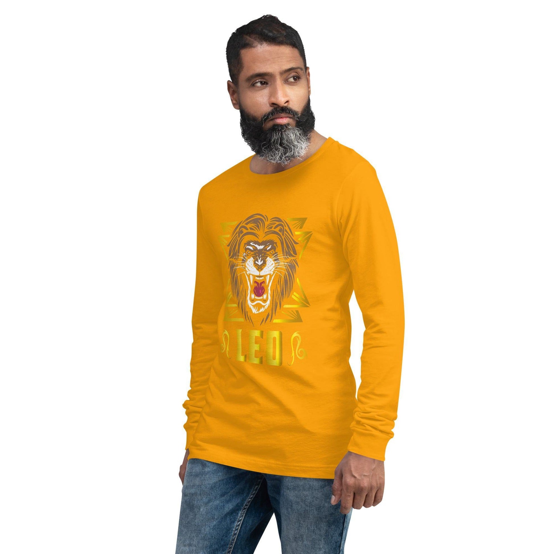 Sternzeichen Löwe Langarmshirt Langarmshirt 46.99 Langarmshirt, Löwe, Sternzeichen JLR Design