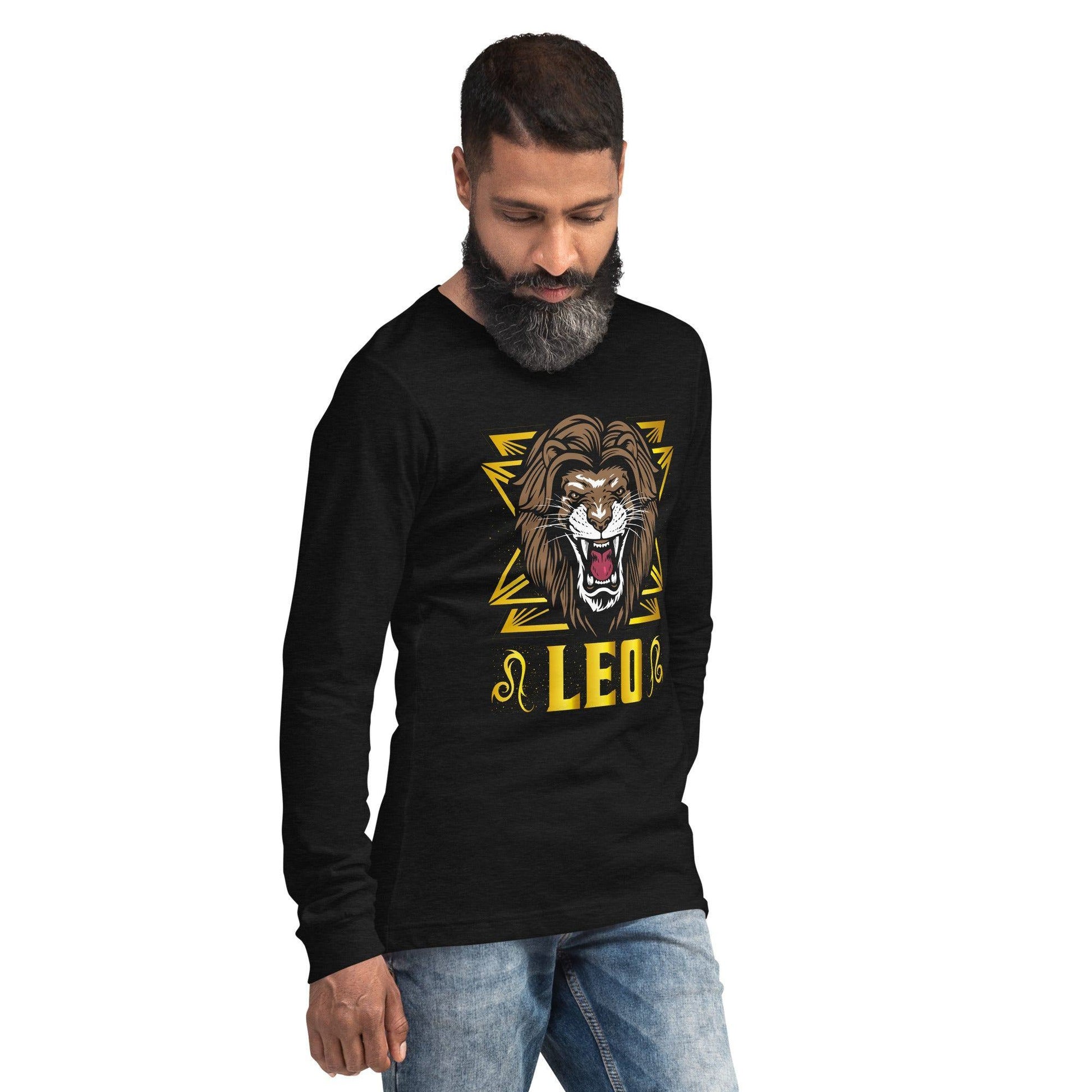 Sternzeichen Löwe Langarmshirt Langarmshirt 46.99 Langarmshirt, Löwe, Sternzeichen JLR Design