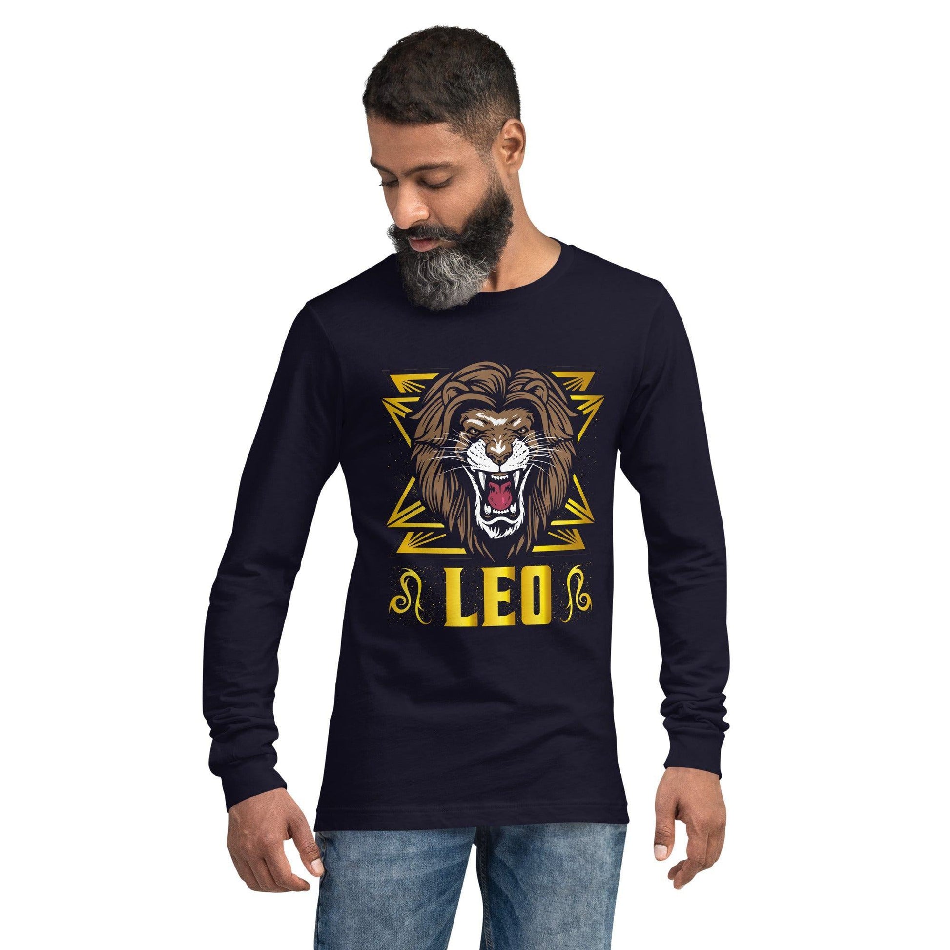 Sternzeichen Löwe Langarmshirt Langarmshirt 46.99 Langarmshirt, Löwe, Sternzeichen JLR Design