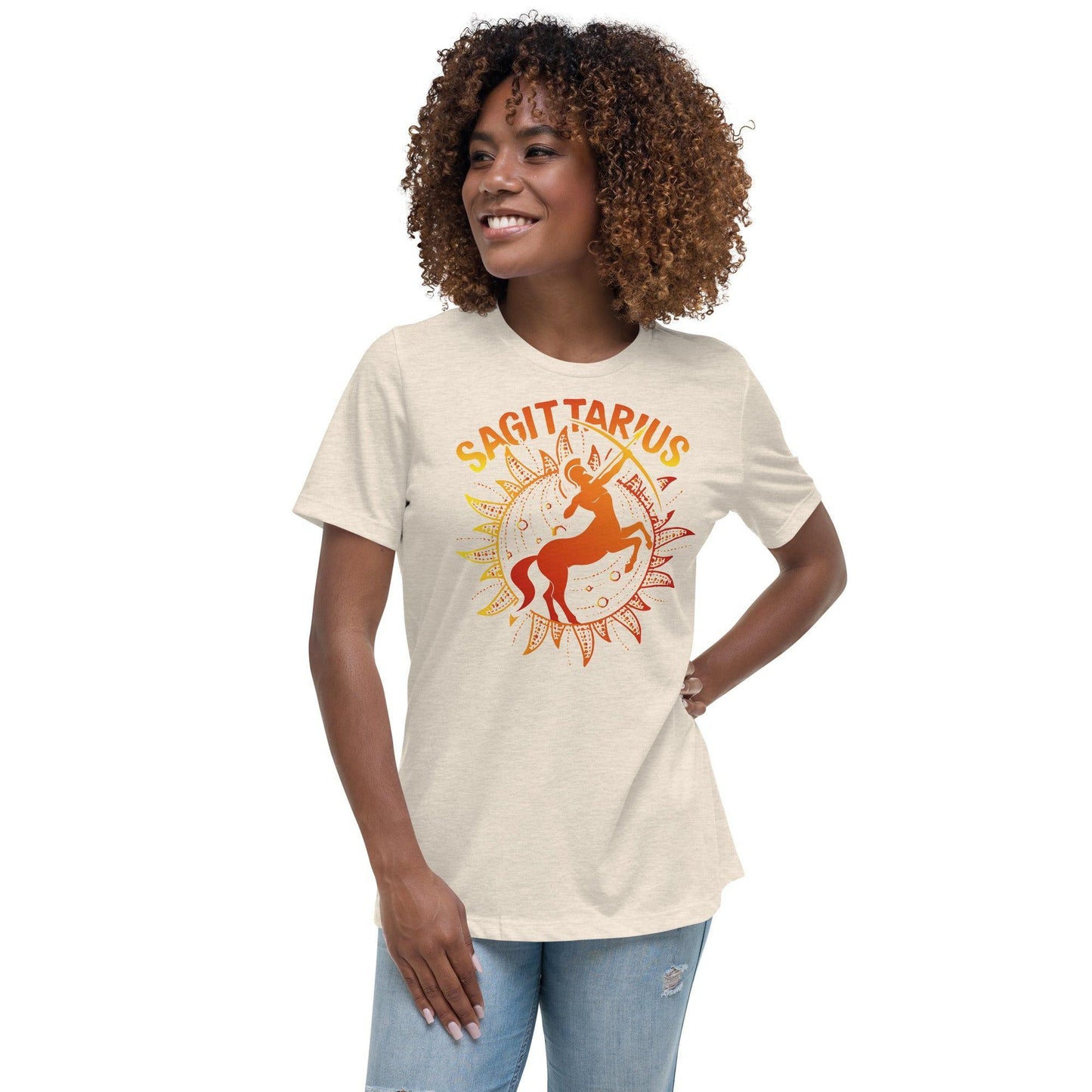 Sternzeichen Schütze Damen-T-Shirt T-Shirt 36.99 Damen, Schütze, Sternzeichen, T-Shirt JLR Design