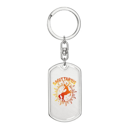 sternzeichen-schutze-dog-tag-schlusselanhanger-jewelry-jlr-design-24605 - JLR Design