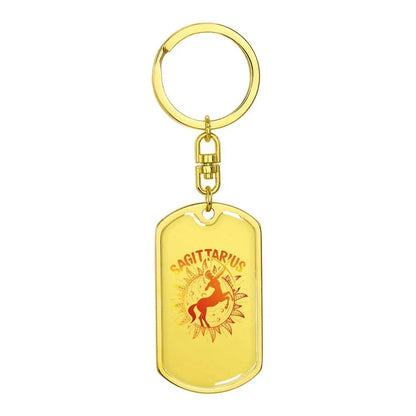 sternzeichen-schutze-dog-tag-schlusselanhanger-jewelry-jlr-design-54152 - JLR Design